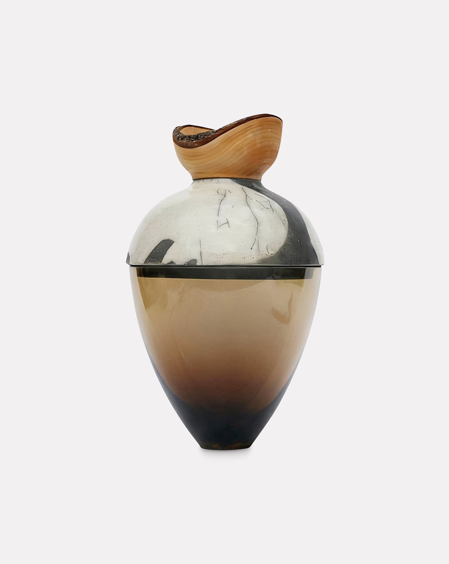 BUTTERFLY Glass and Ceramic Stacking Vessel