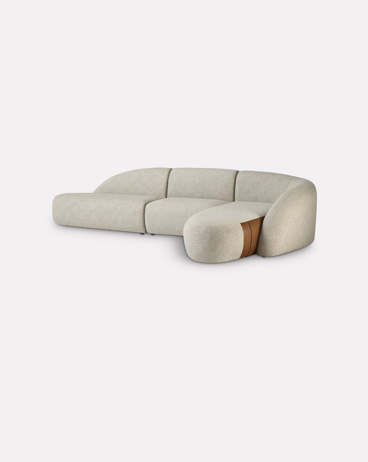 Beluga Sofa with Chaise Longue
