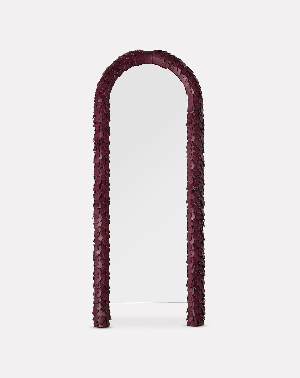 Betsy Wood and Leather Mirror