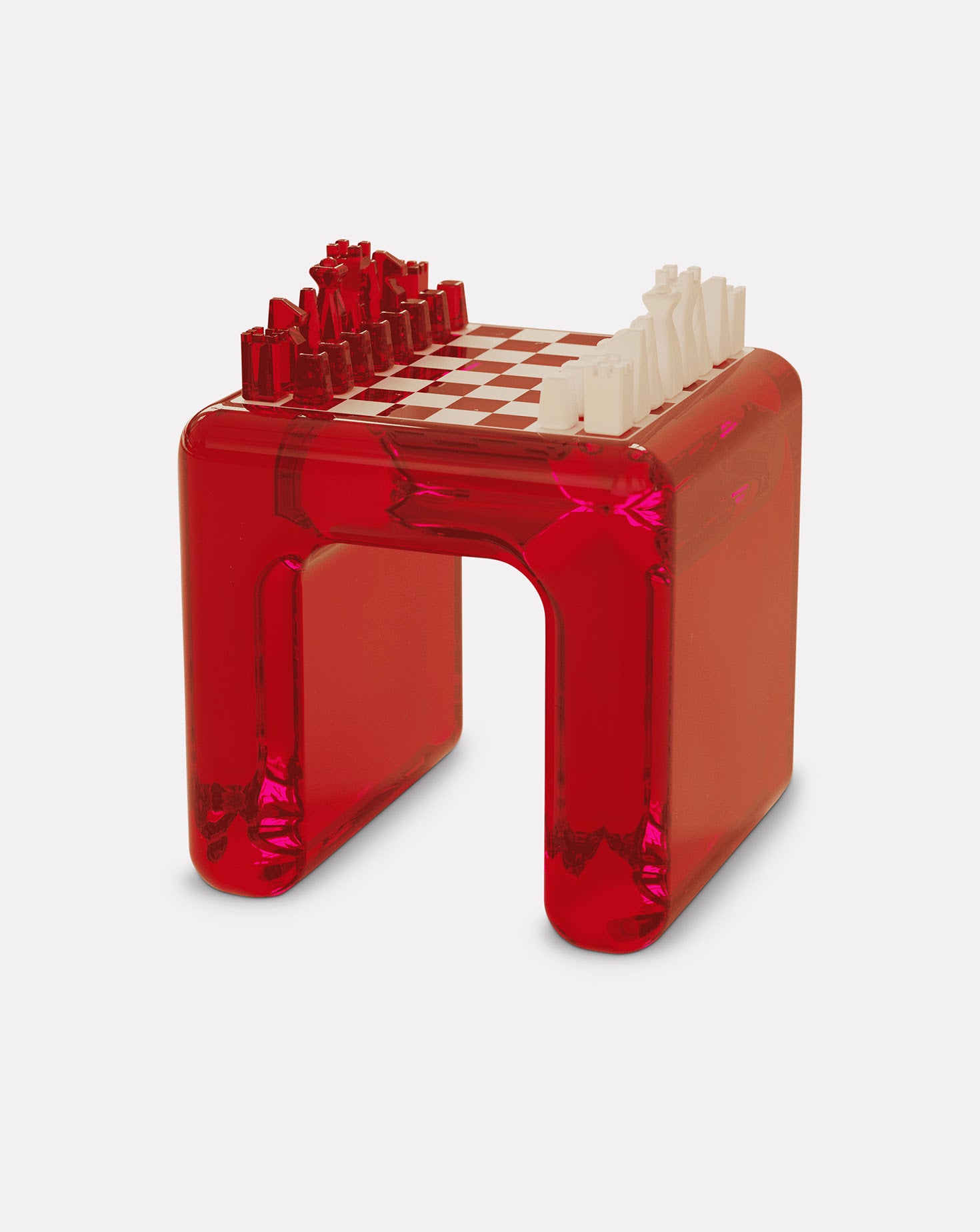 Candy Acrylic Resin Chess Table