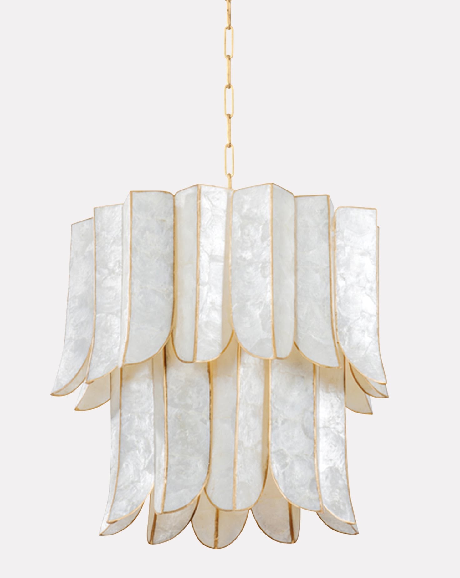 Cartagena Vintage Gold Leaf Chandelier