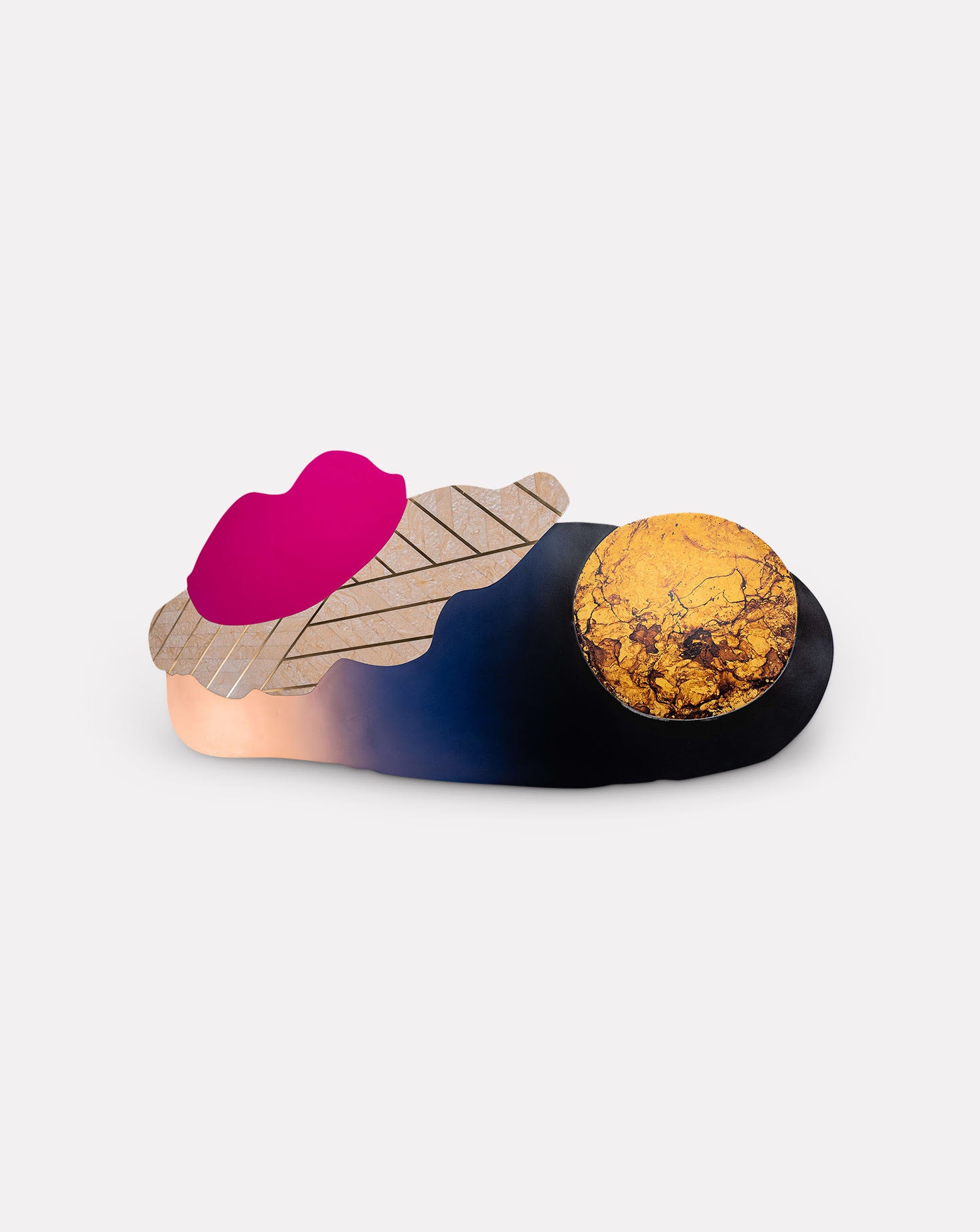 Celestial 2 Brass and Copper Wall Accent