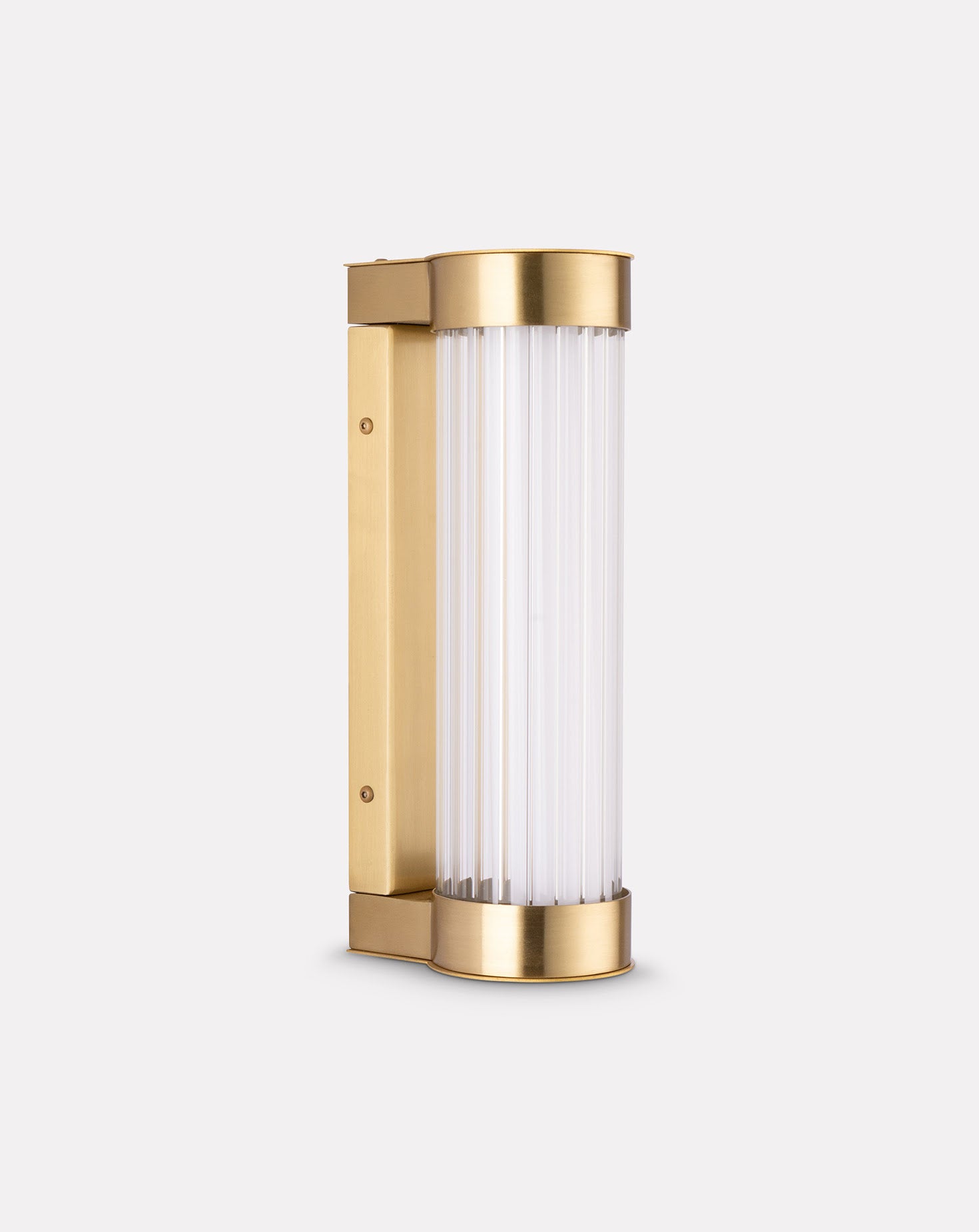 Clarity Brass Wall Light