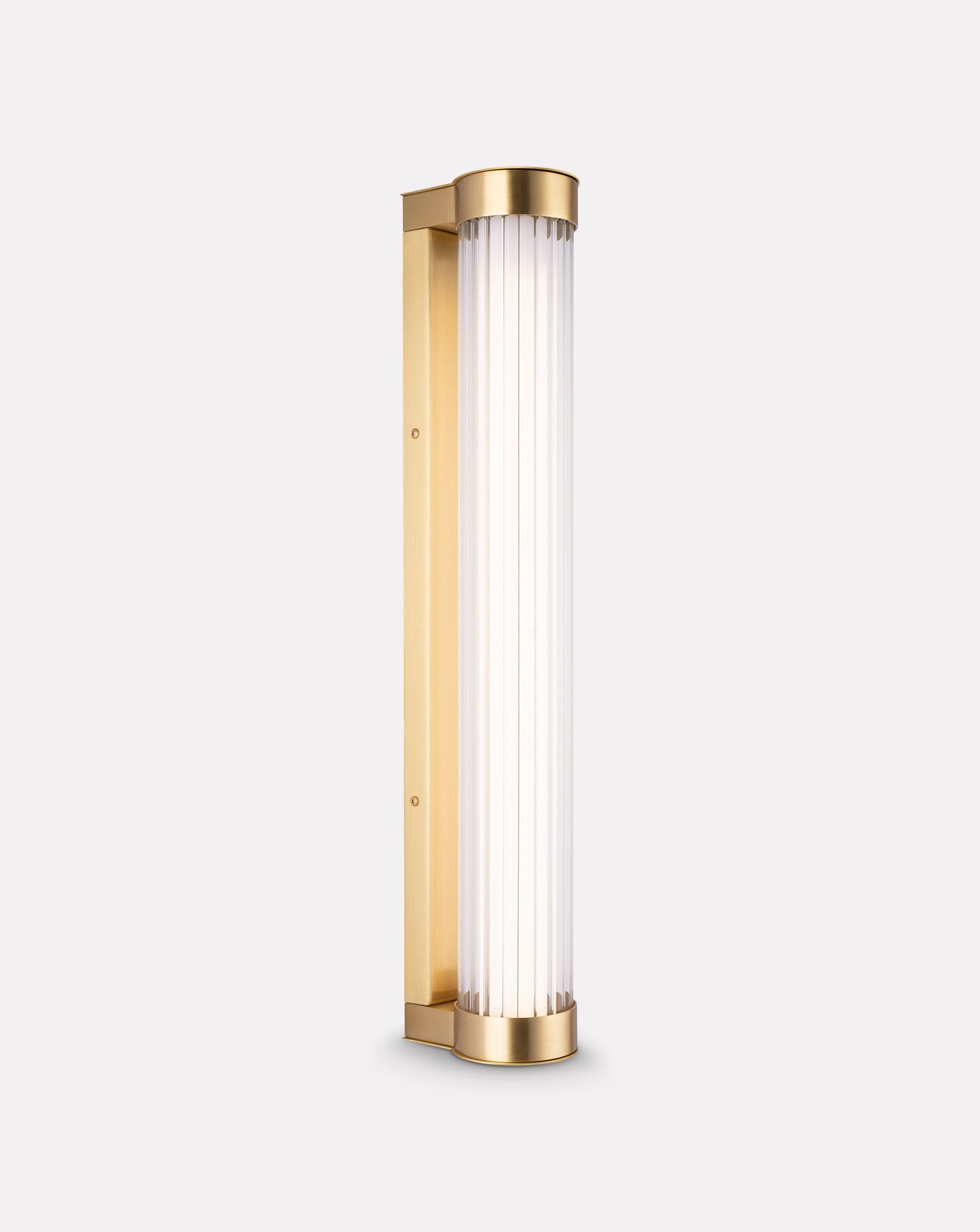Clarity Brass Wall Light