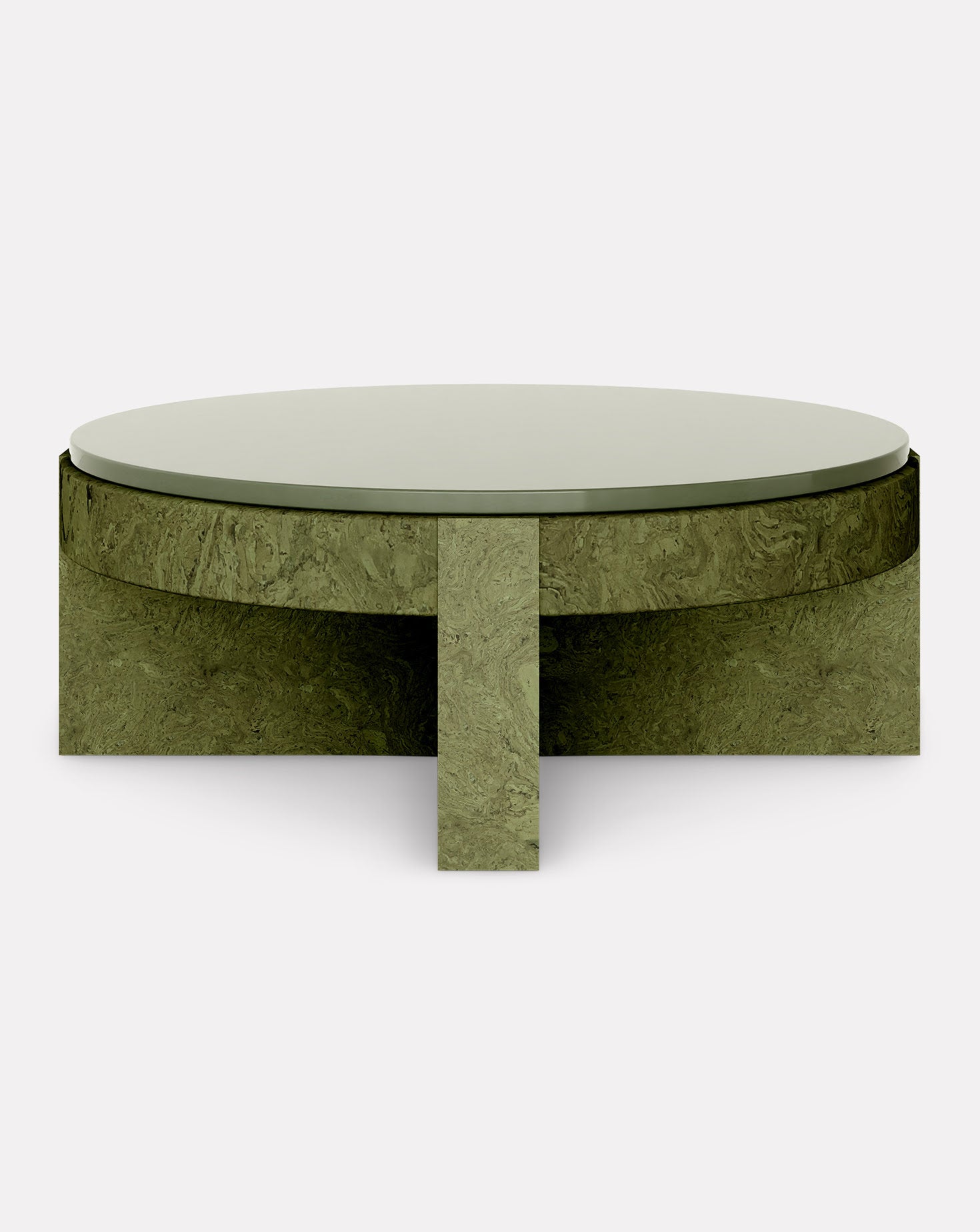 Cork and Ceramic Coffee Table