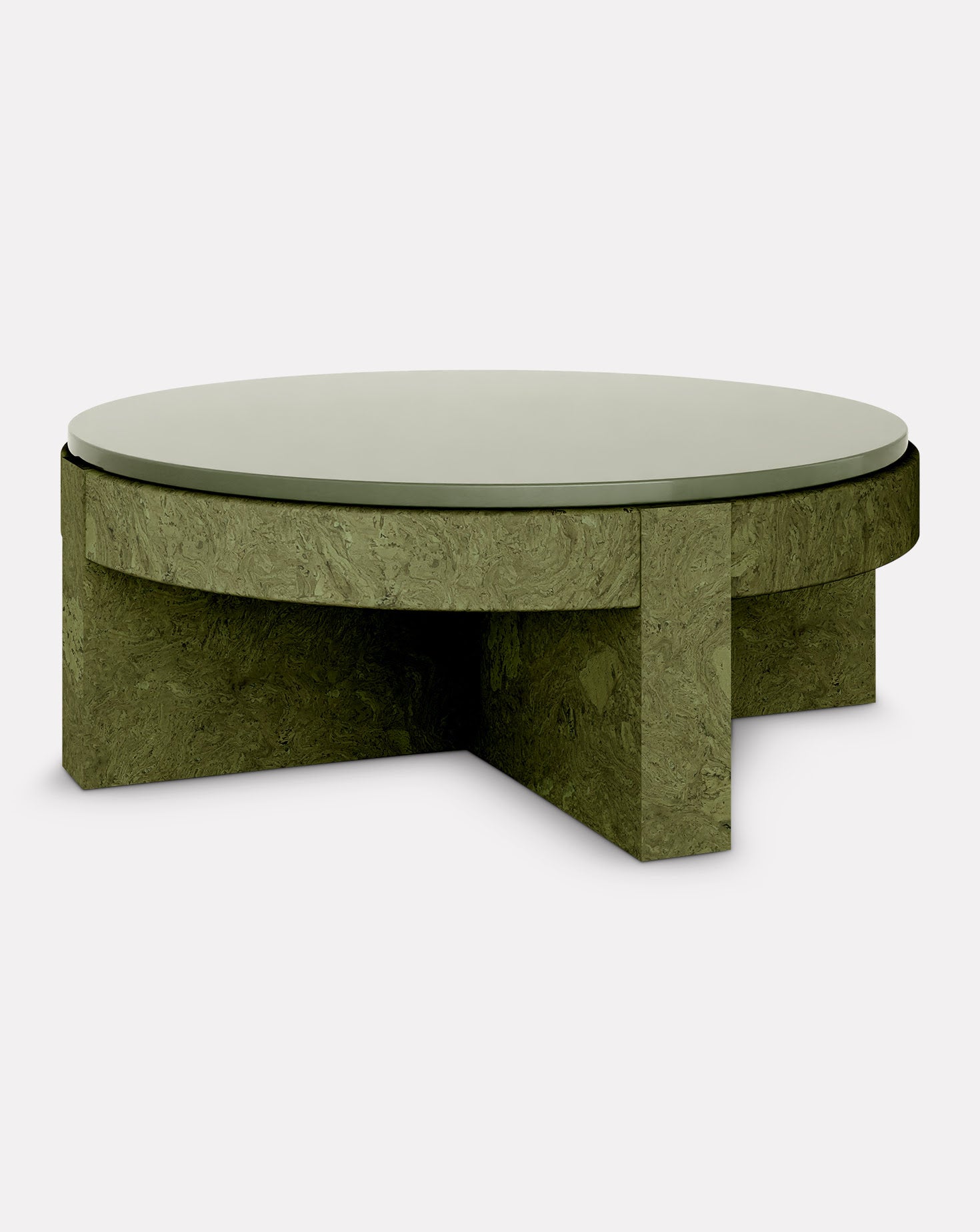 Cork and Ceramic Coffee Table