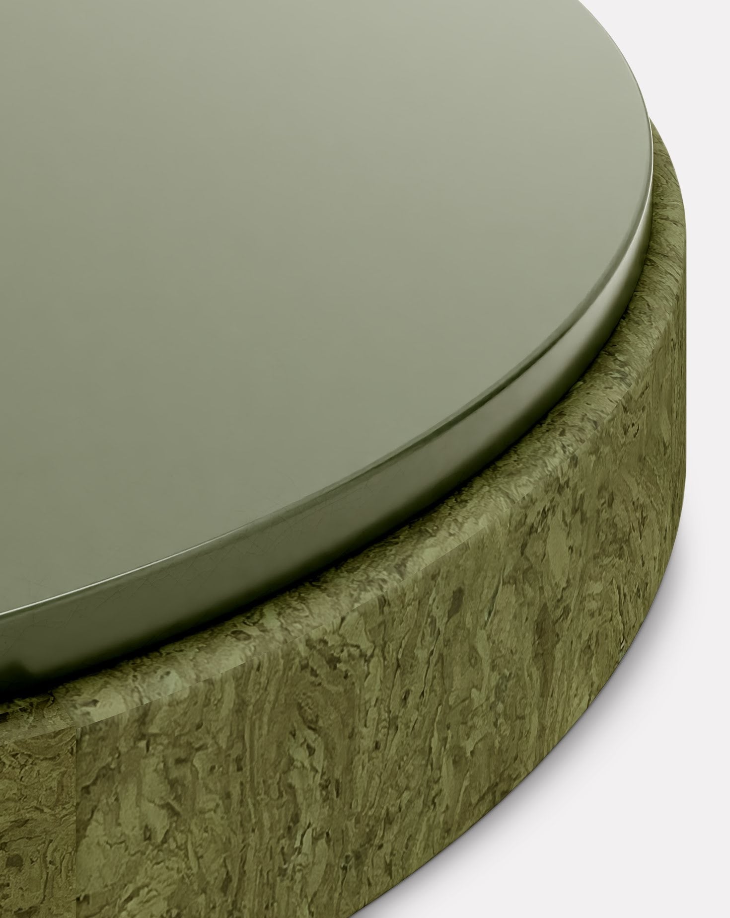 Cork and Ceramic Coffee Table