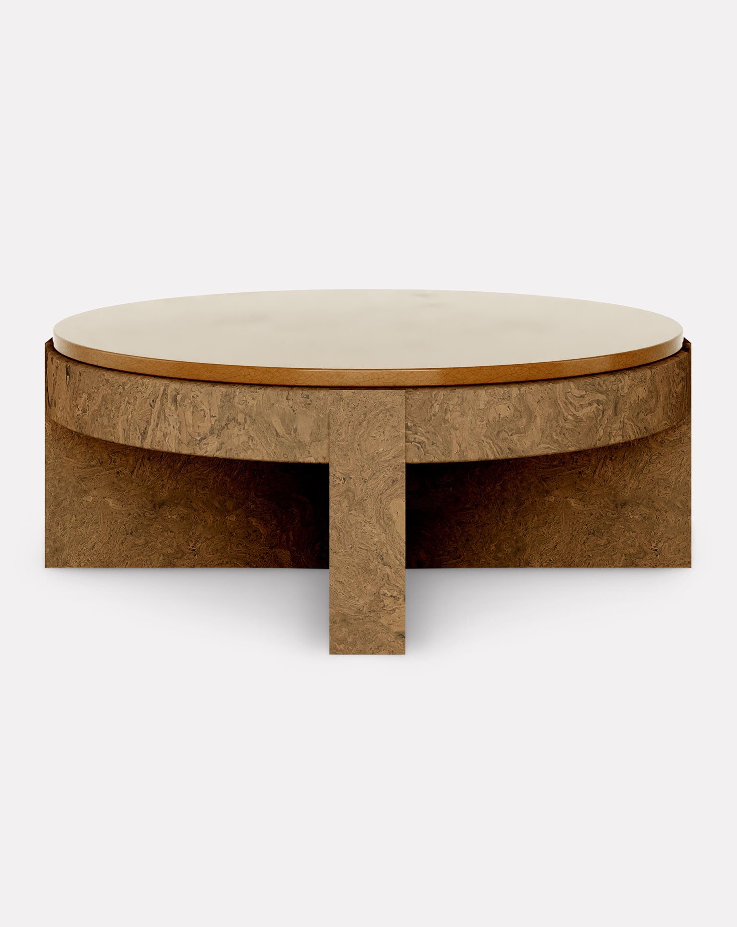 Cork and Ceramic Coffee Table