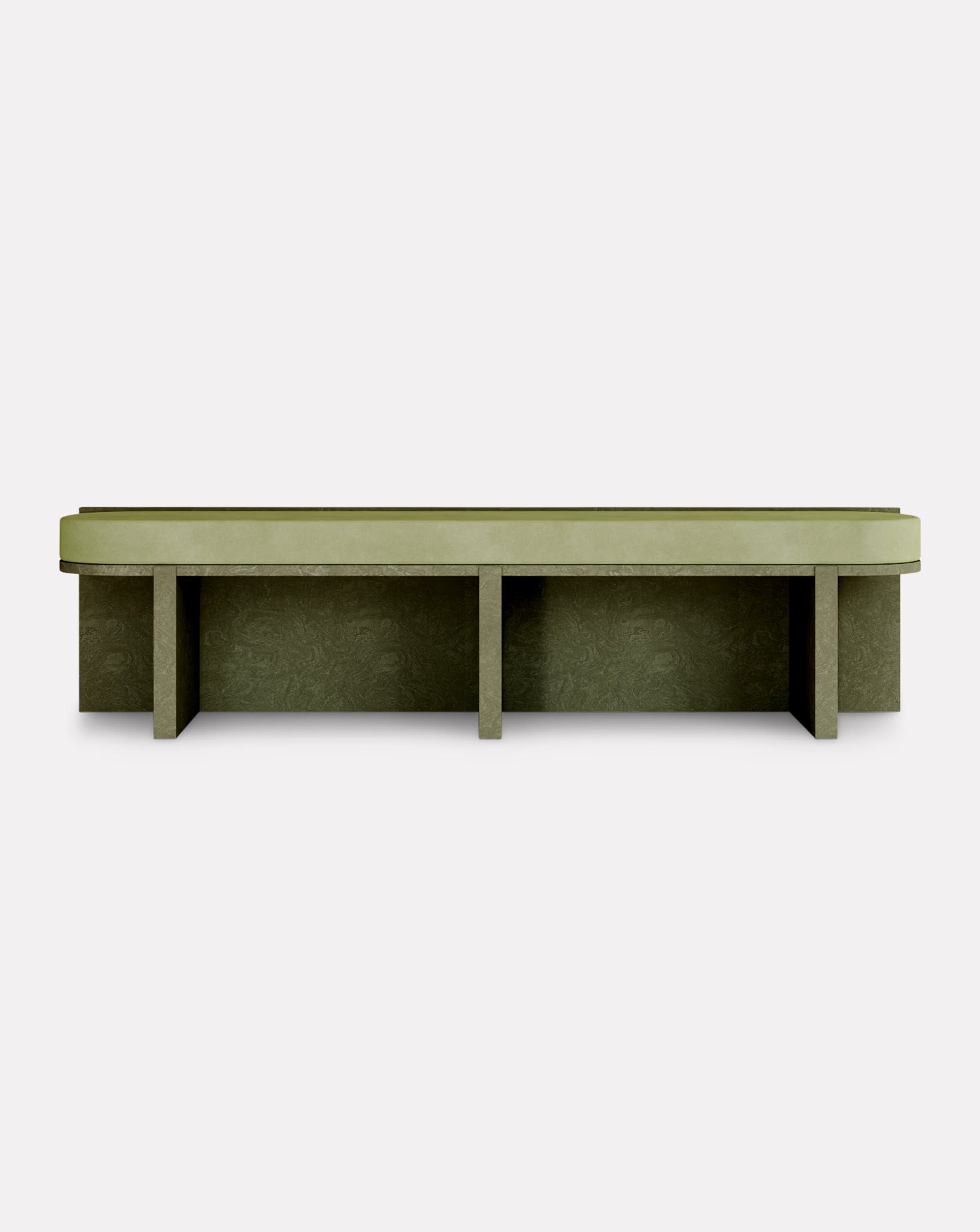Cork and Velvet Bench