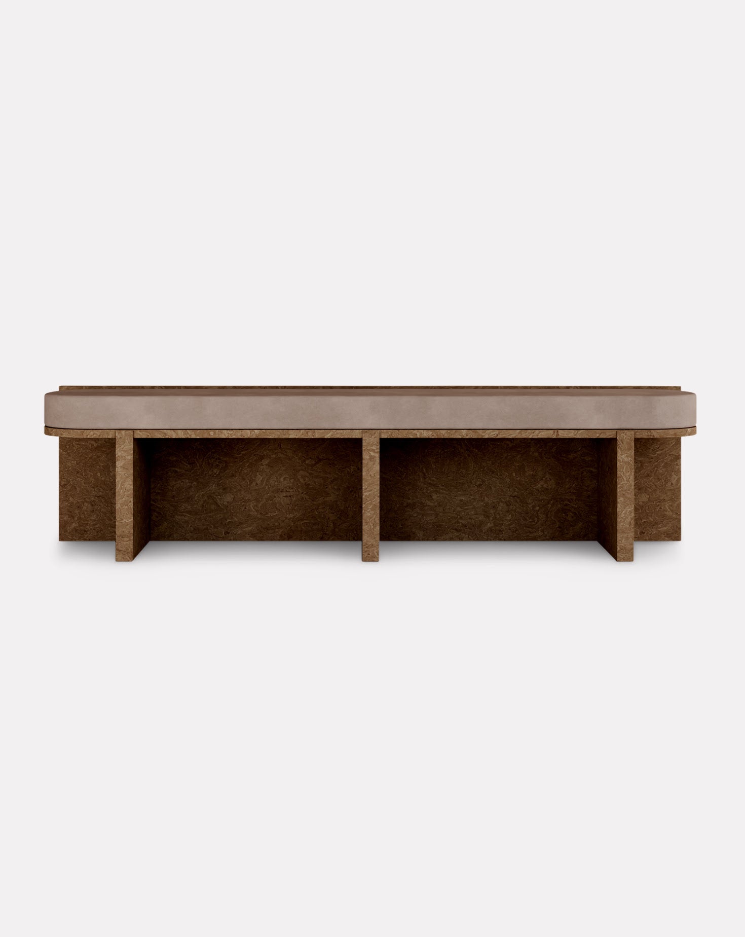 Cork and Velvet Bench