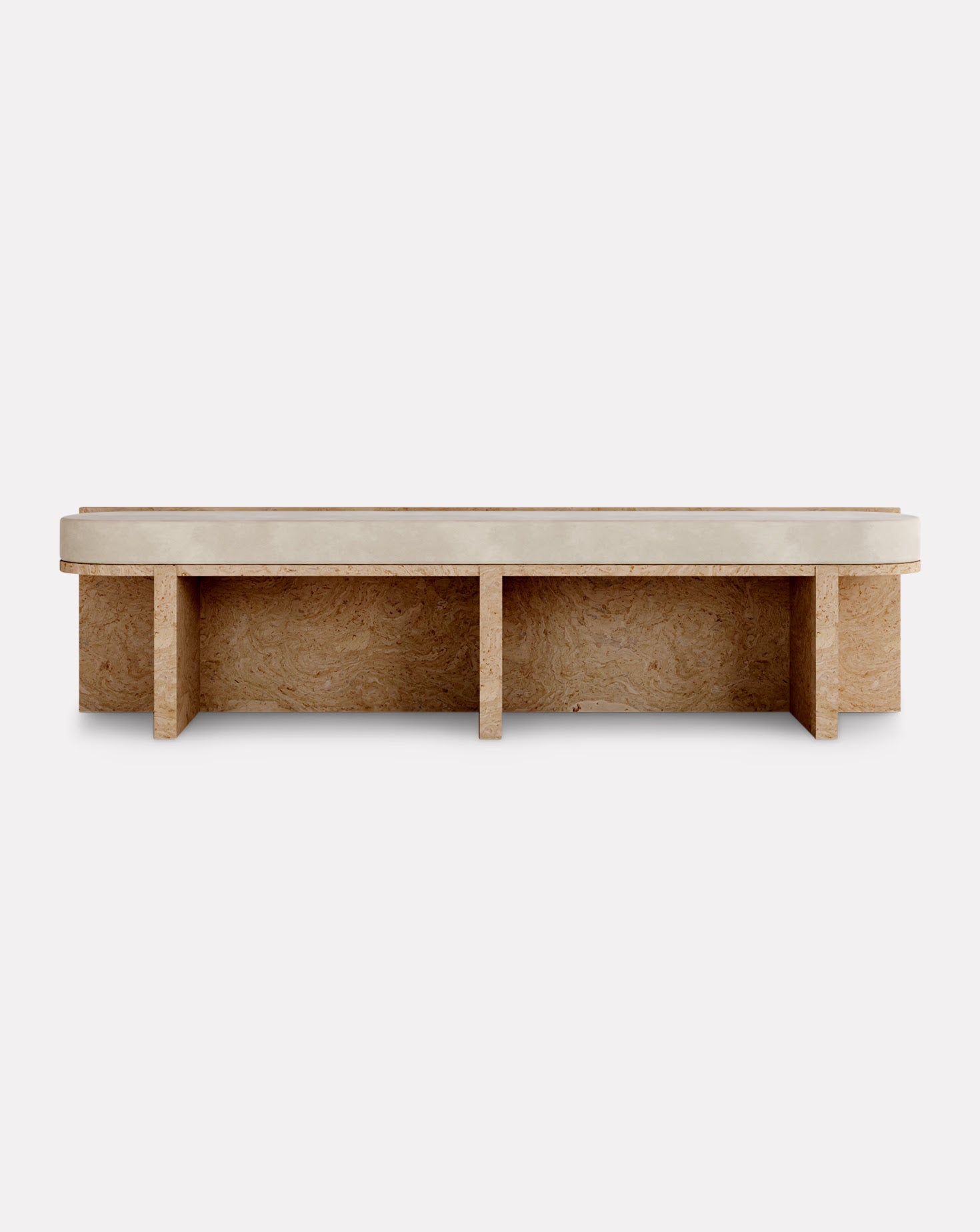 Cork and Velvet Bench
