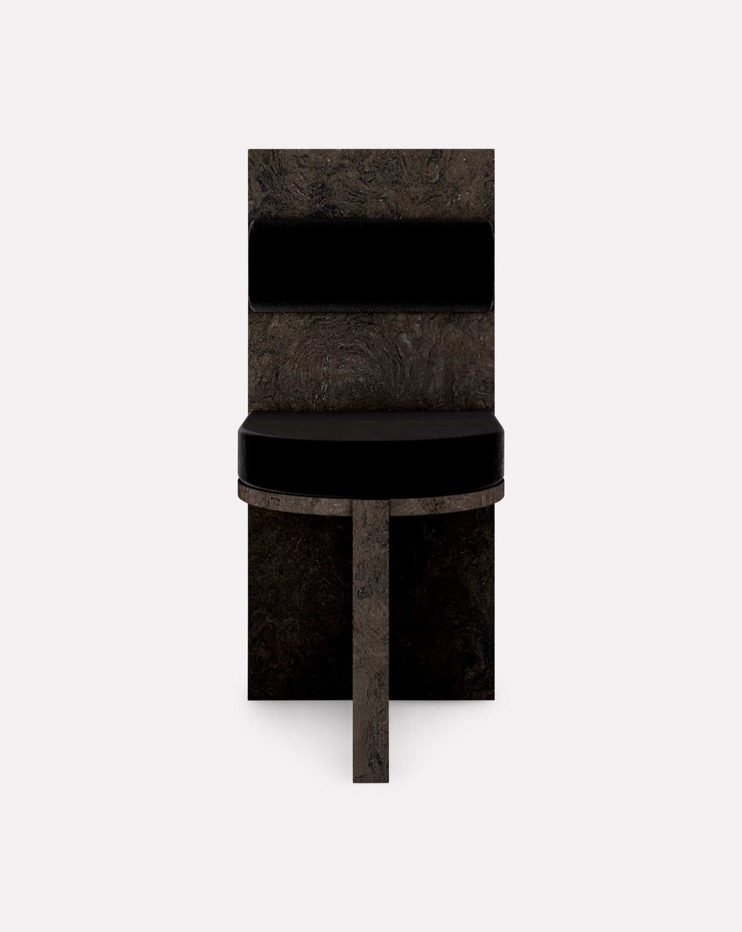 Cork and Velvet Chair