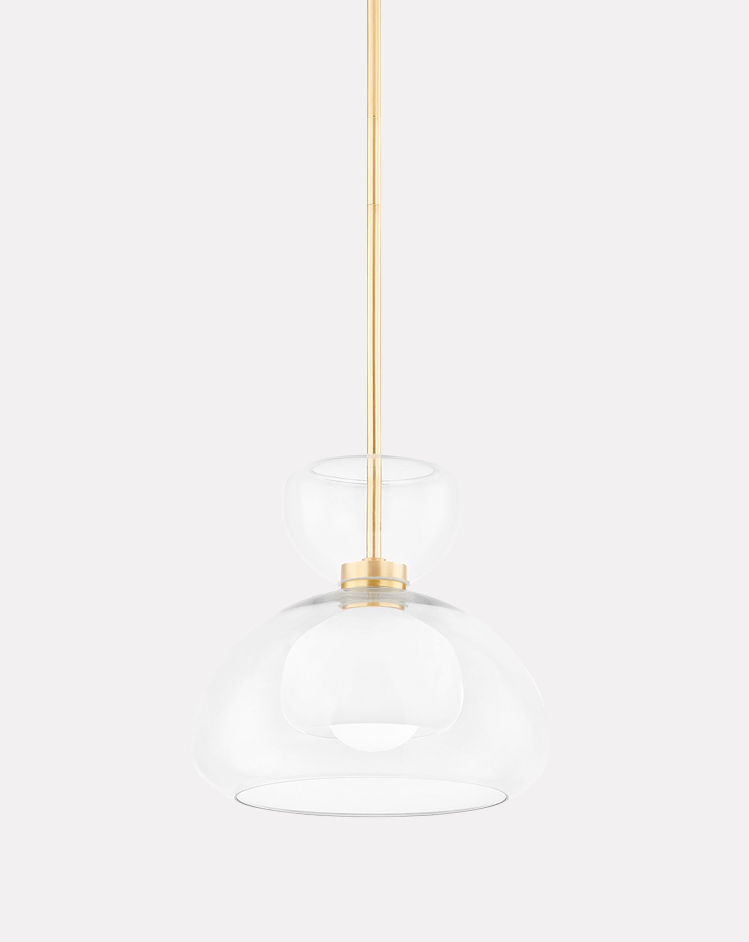 Cortney Aged Brass Pendant