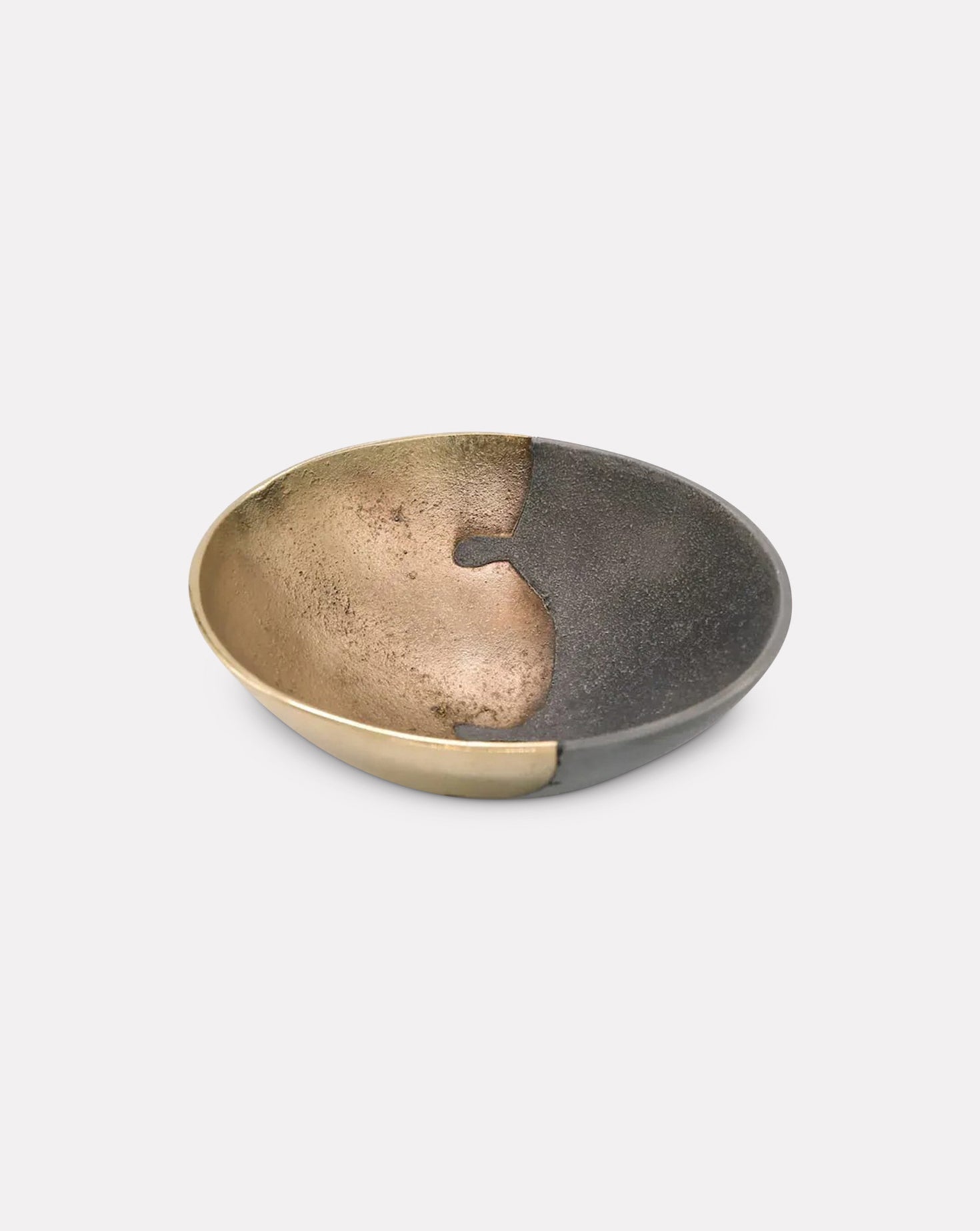 Dual Cut Metal Bowl Small