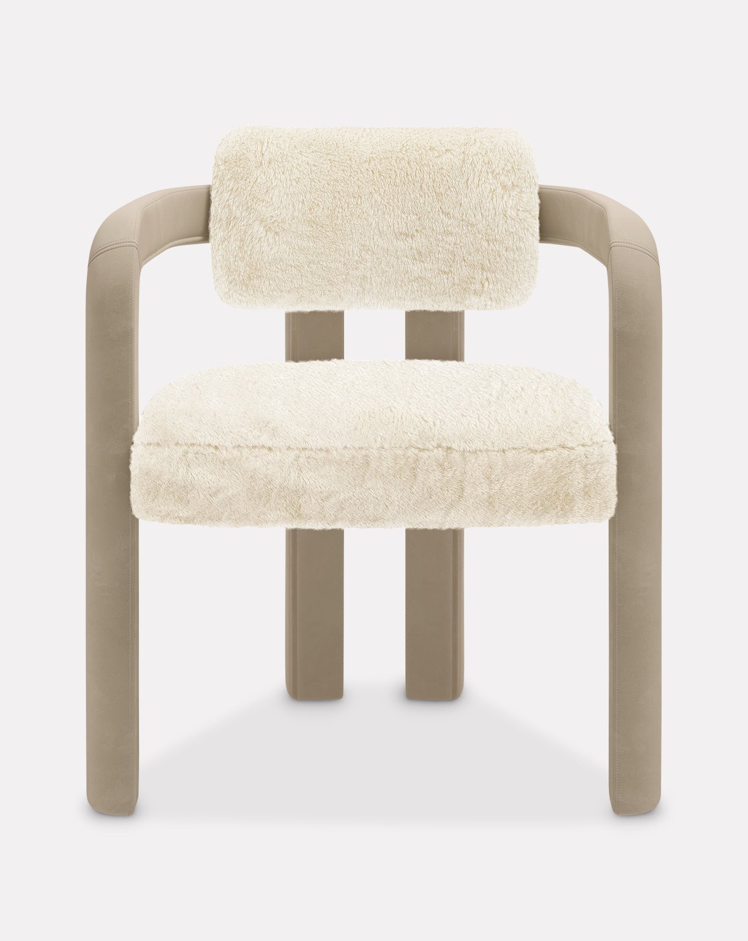 Double Arch Velvet Dining Chair