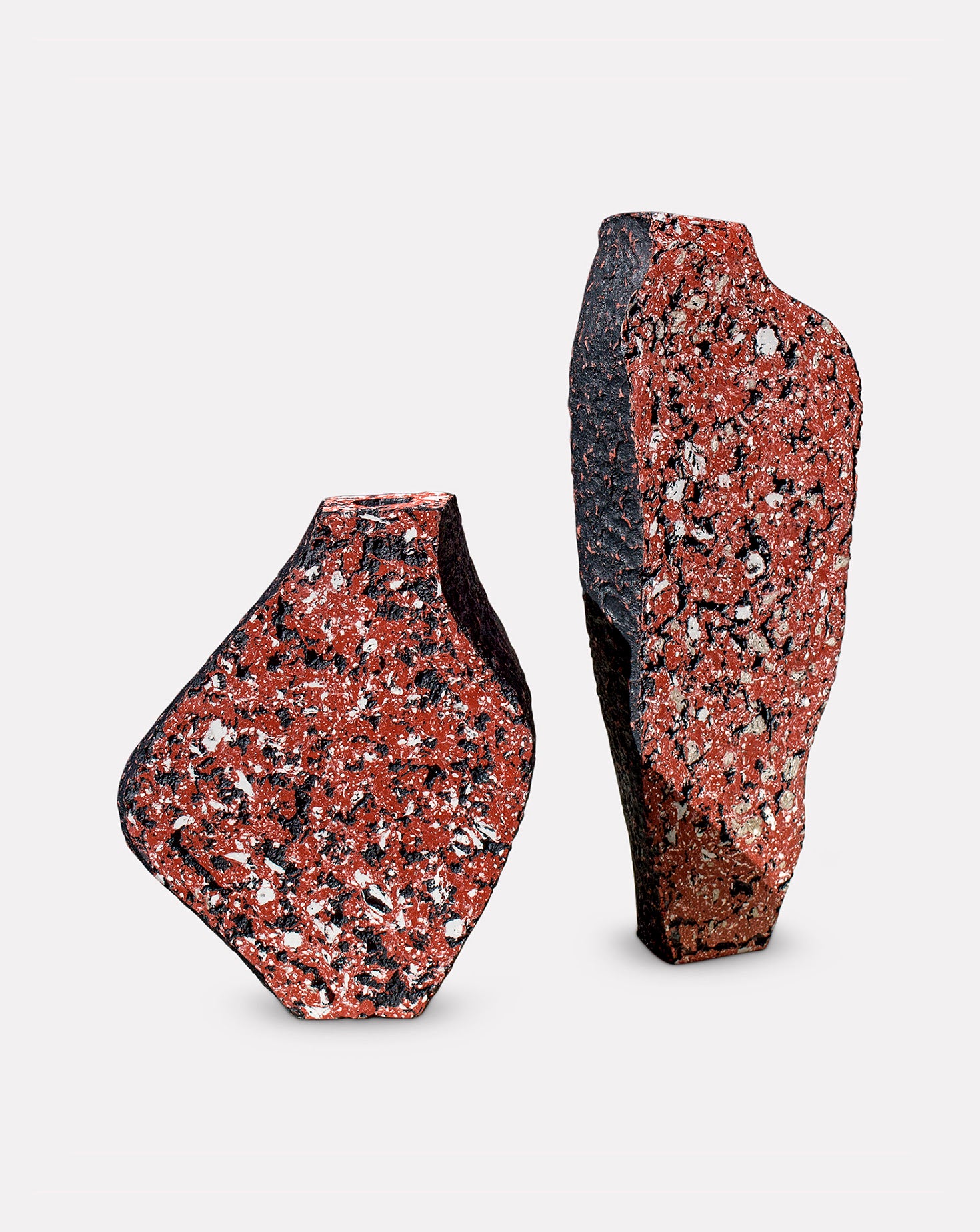 Fragment Black and Red Vase Set