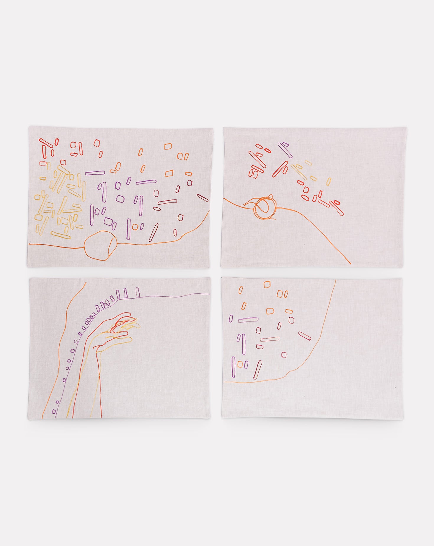 Hanin Set of 4 Placemats