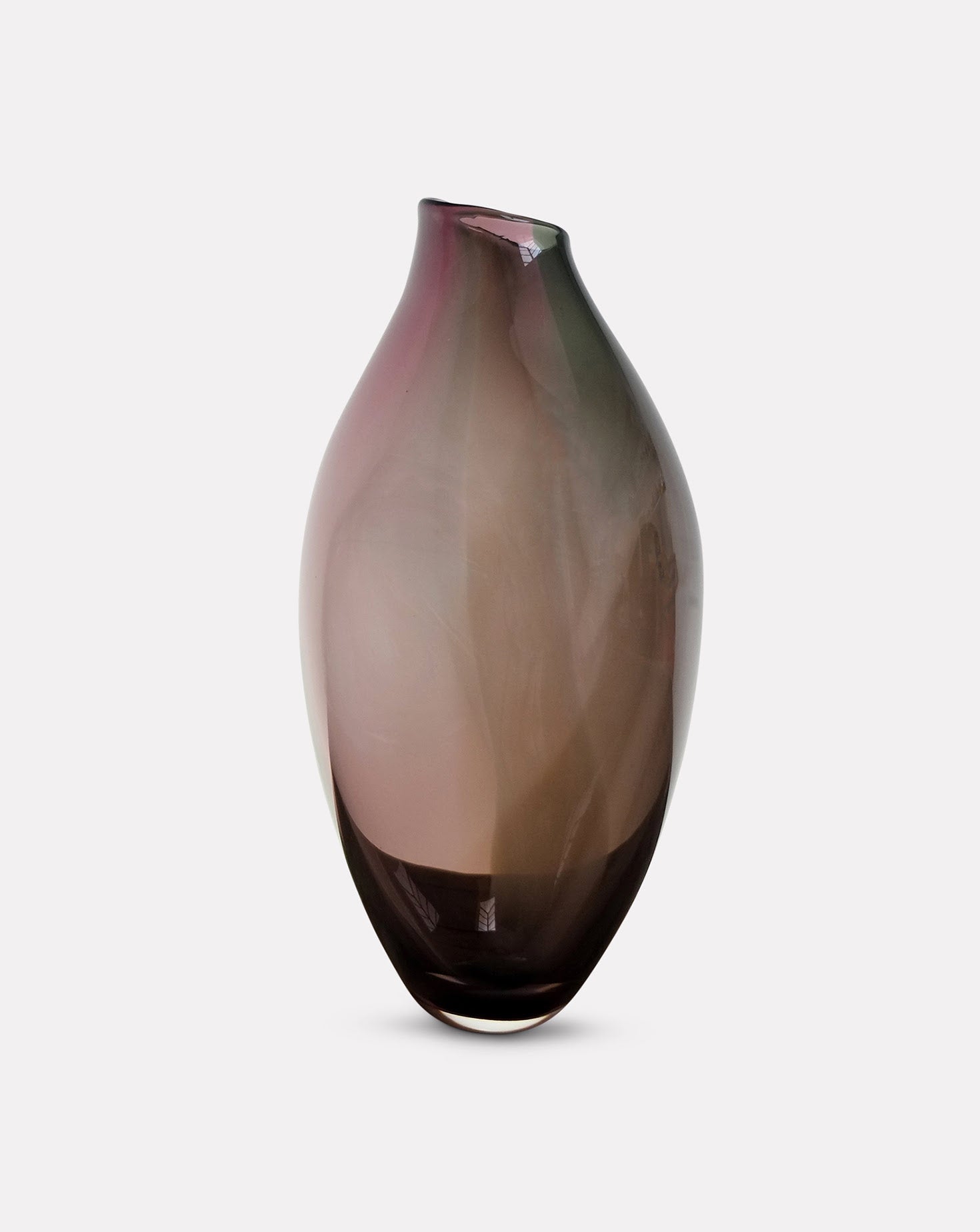 Heather Forest Glass Sculptural Vessel