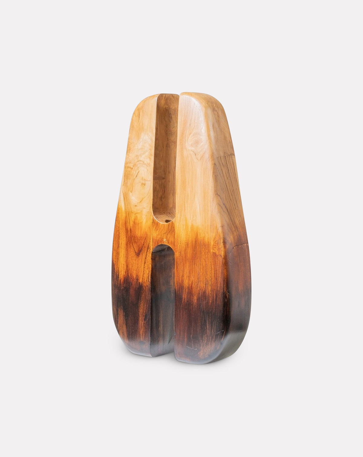 IDIKA 01 Teak Wood Sculptural Vase