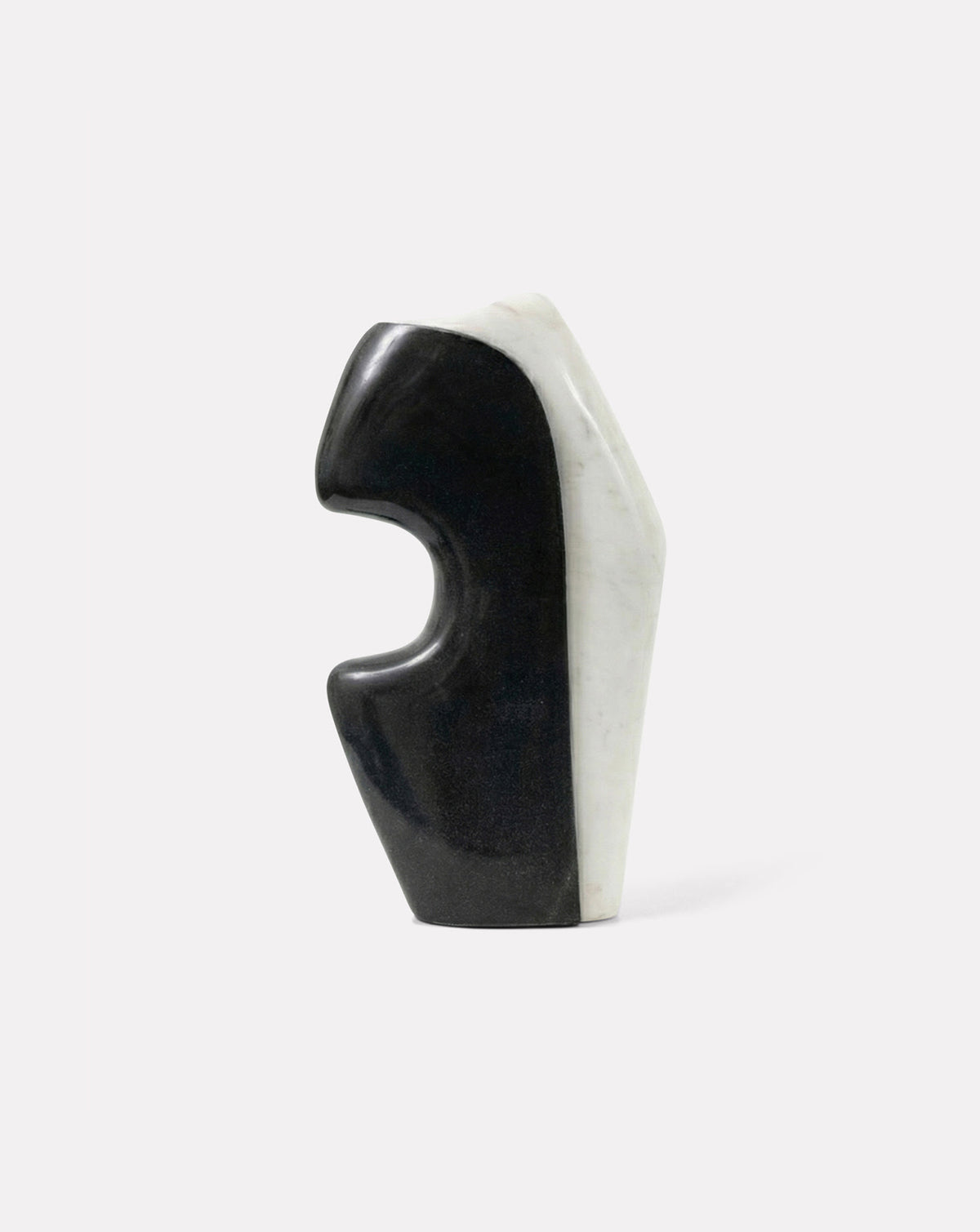 INIKA 04 White Marble Sculptural Vase