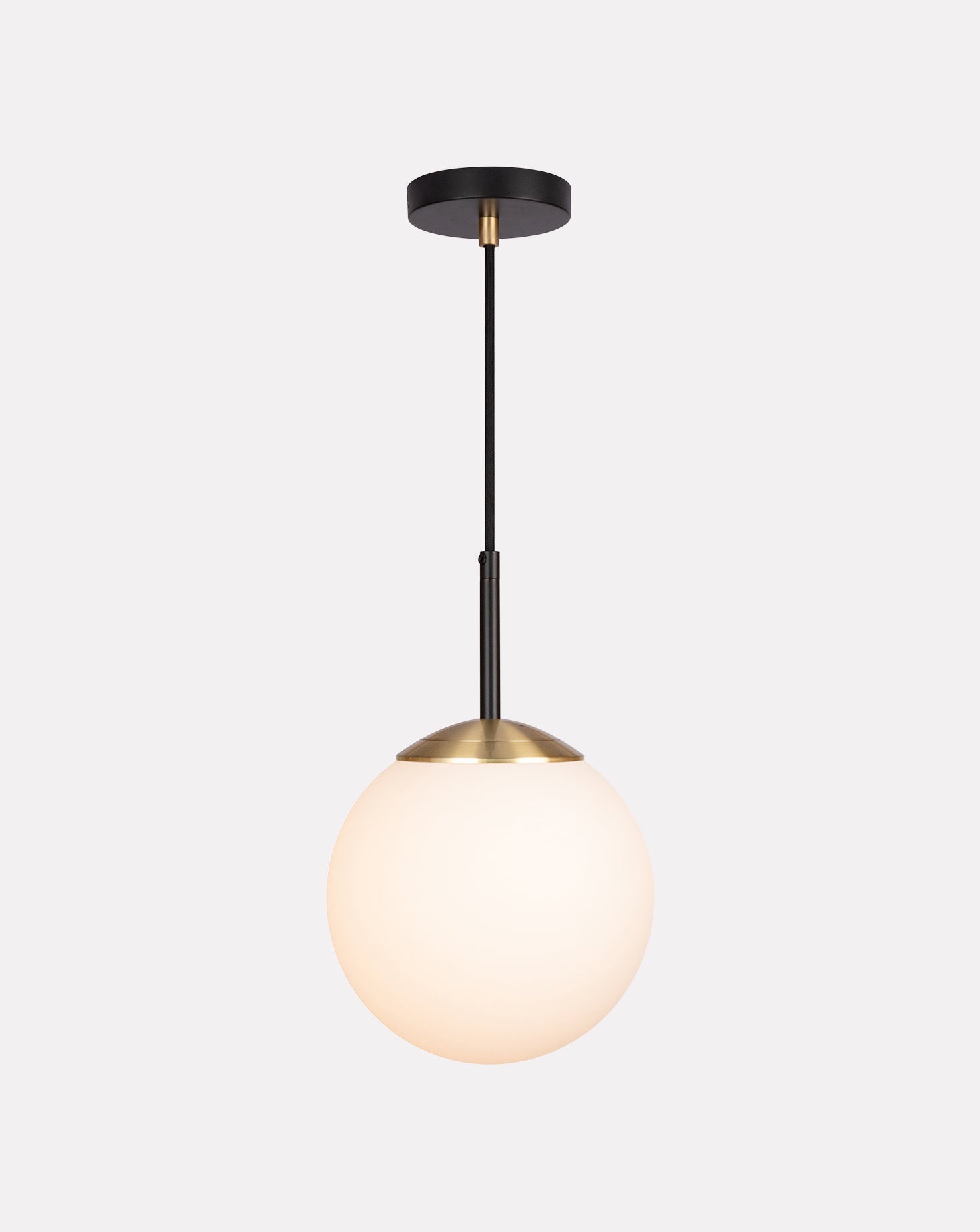 IO Single Brass Pendant Large
