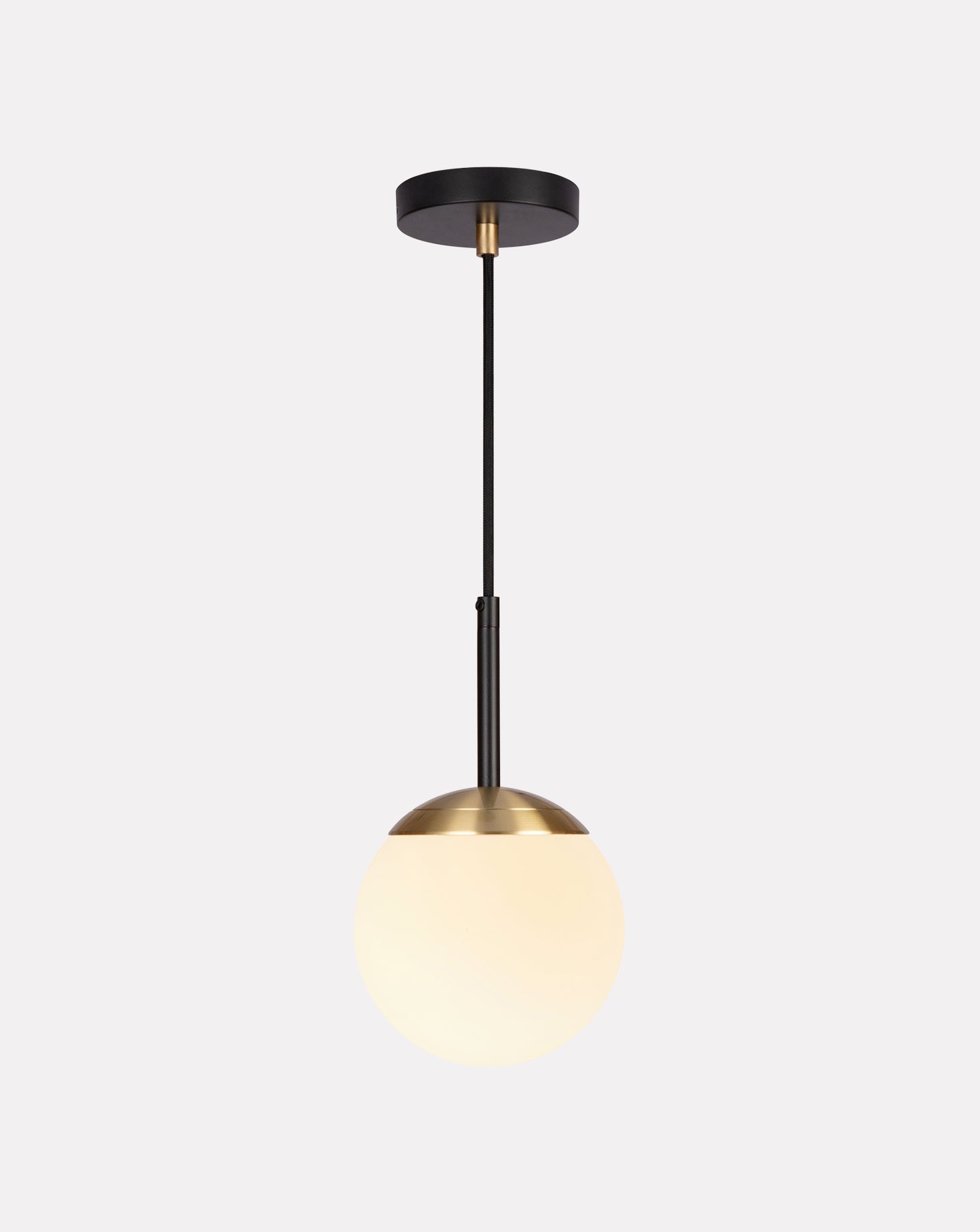 IO Single Brass Pendant Small