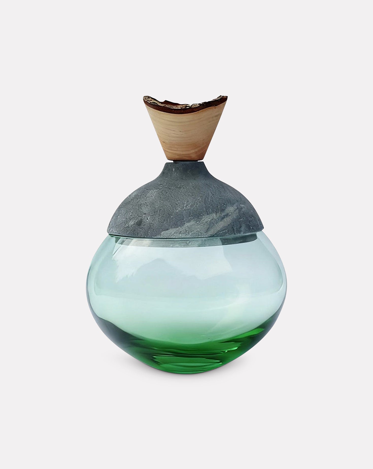 ISTANBUL Glass and Soapstone Stacking Vessel