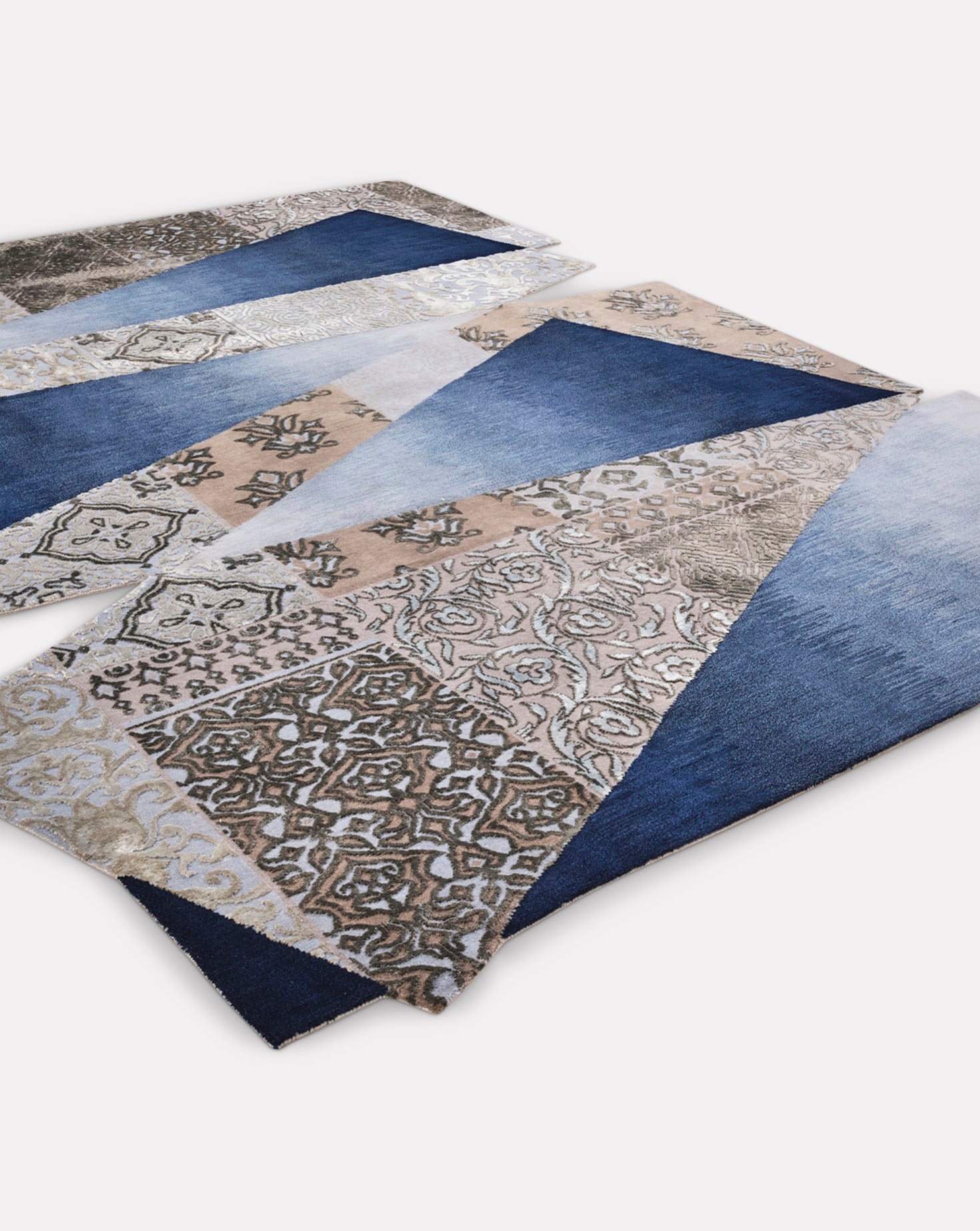 Imrak Smoke Blue Handknotted Rug