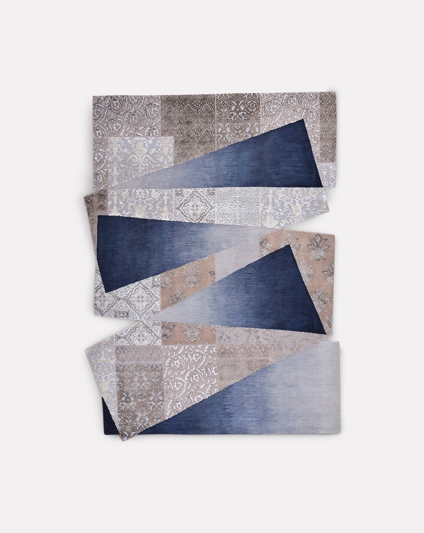 Imrak Smoke Blue Handknotted Rug