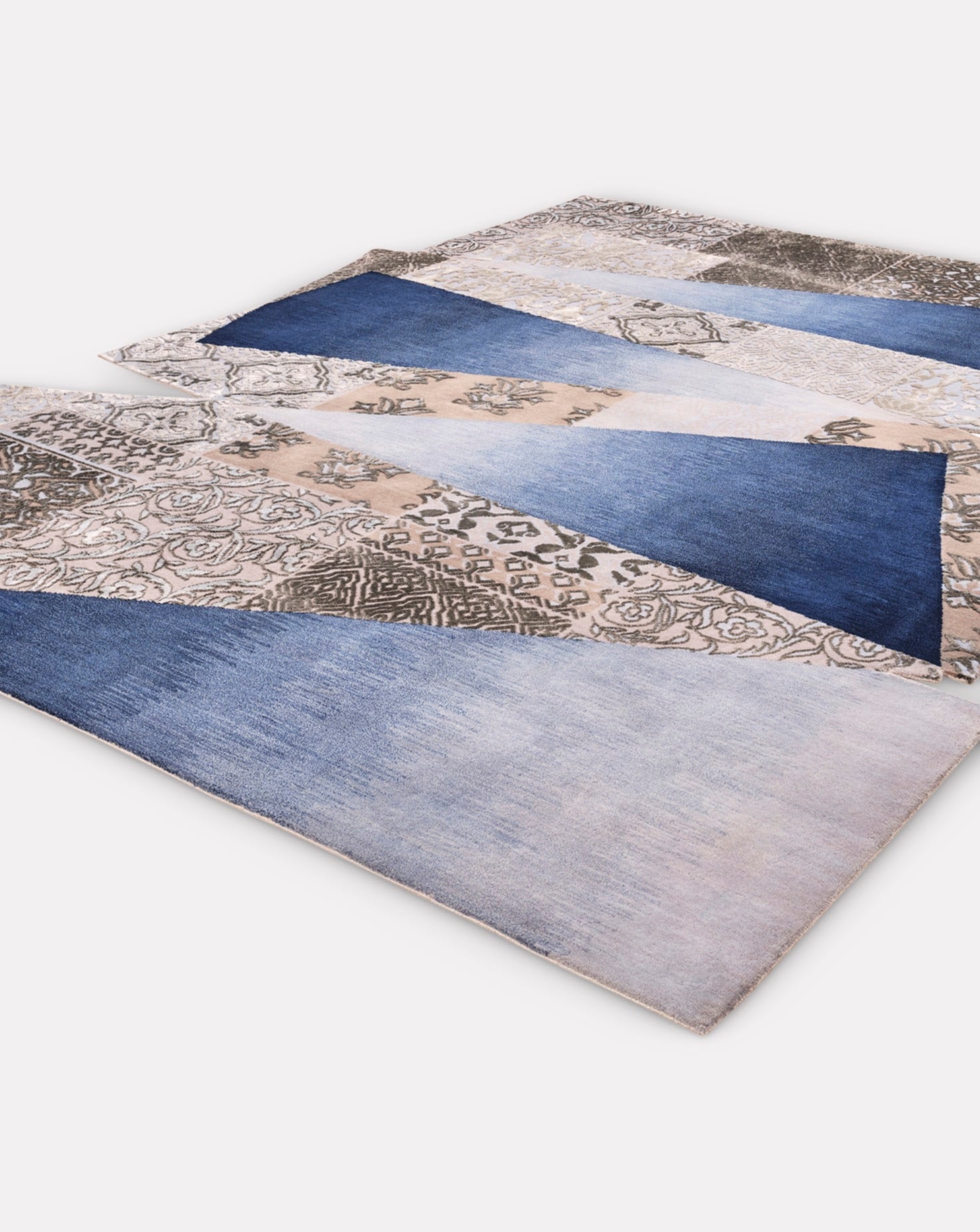 Imrak Smoke Blue Handknotted Rug