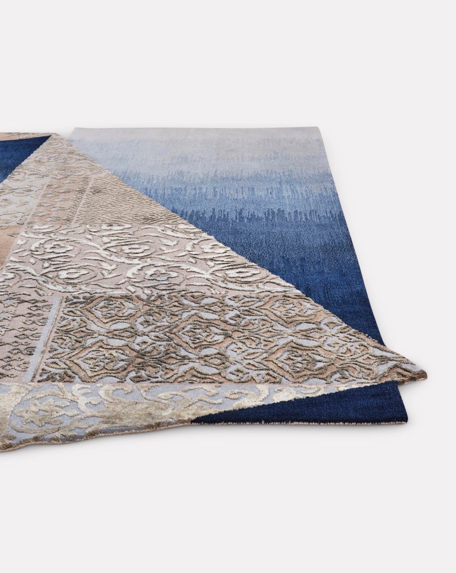 Imrak Smoke Blue Handknotted Rug