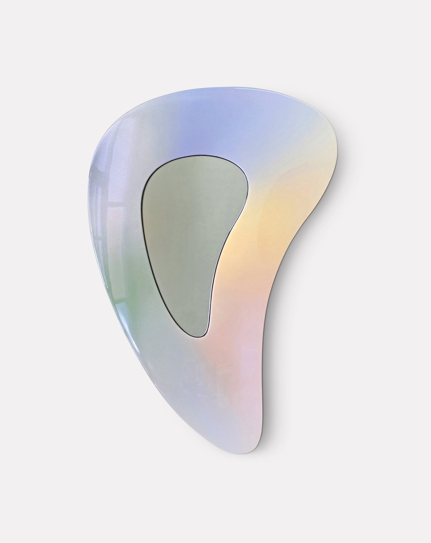 Jewel Acrylic and Resin Grey Mirror