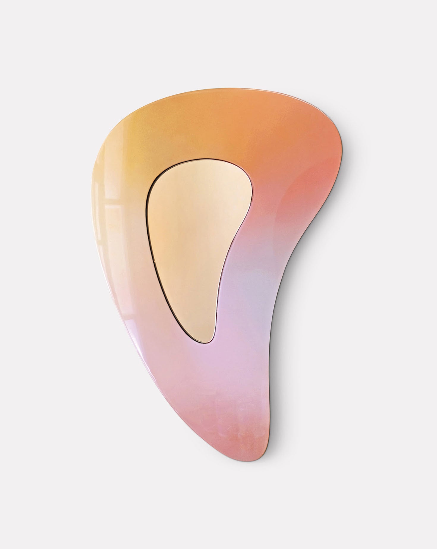 Jewel Acrylic and Resin Rosé Mirror