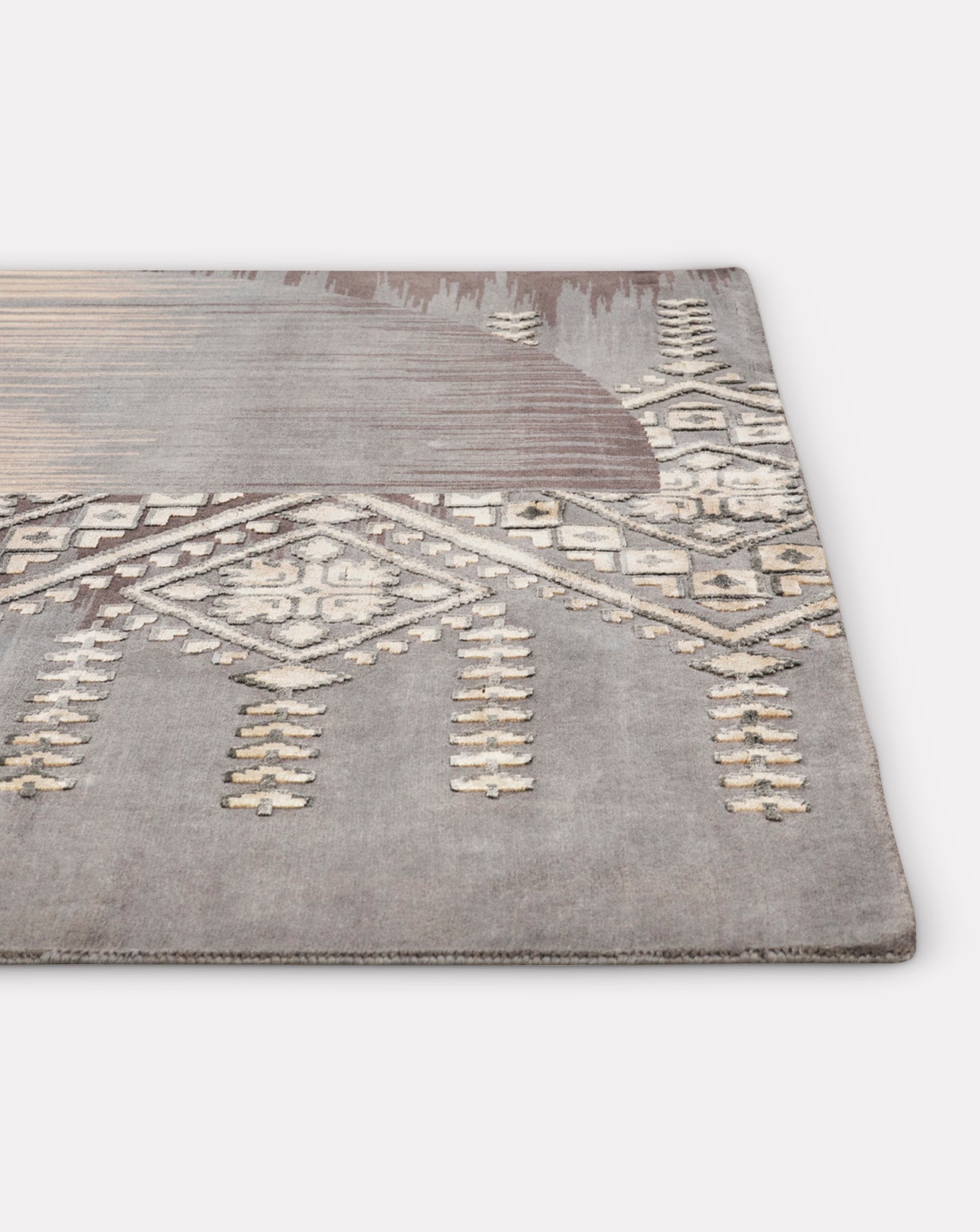 Kalliste Smoke Green Handknotted Rug