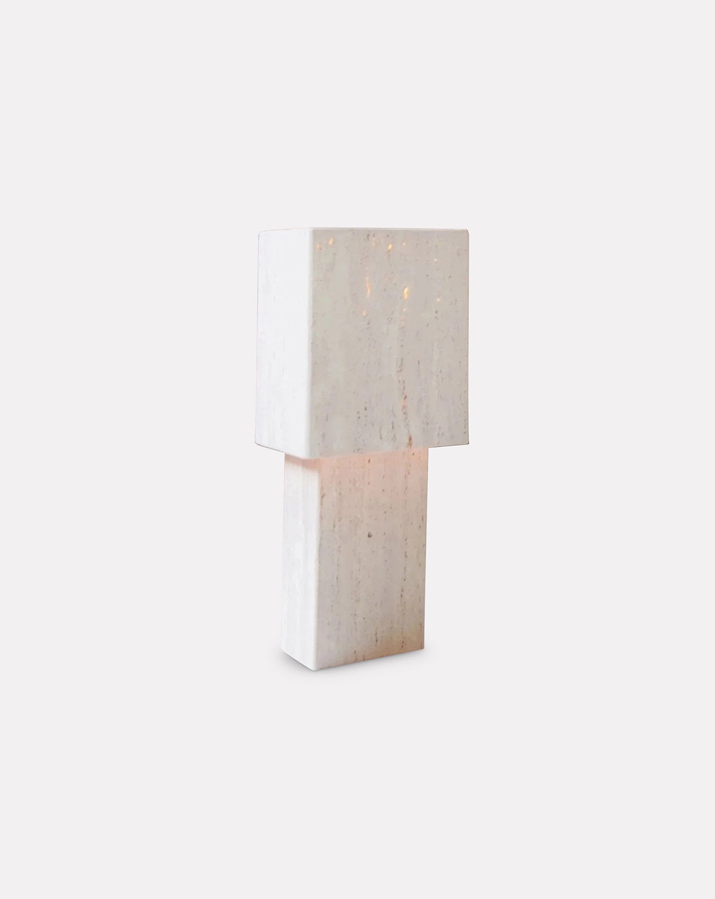 Lucentia Travertine Table Lamp