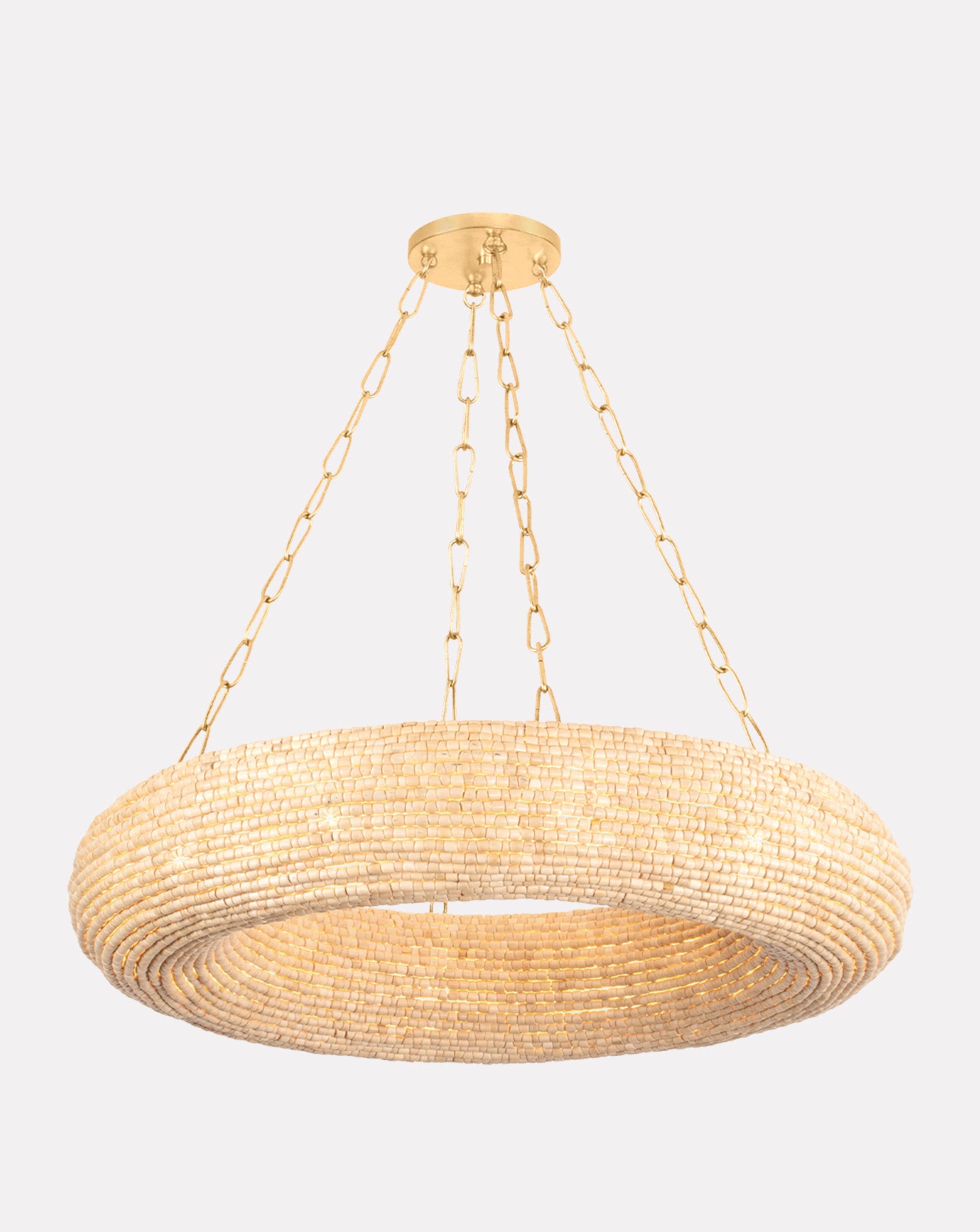Lure Gold Leaf Chandelier