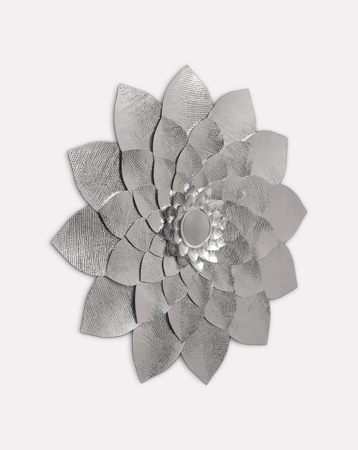 Luxe Me Lotus Aluminium Chaandi Mirror