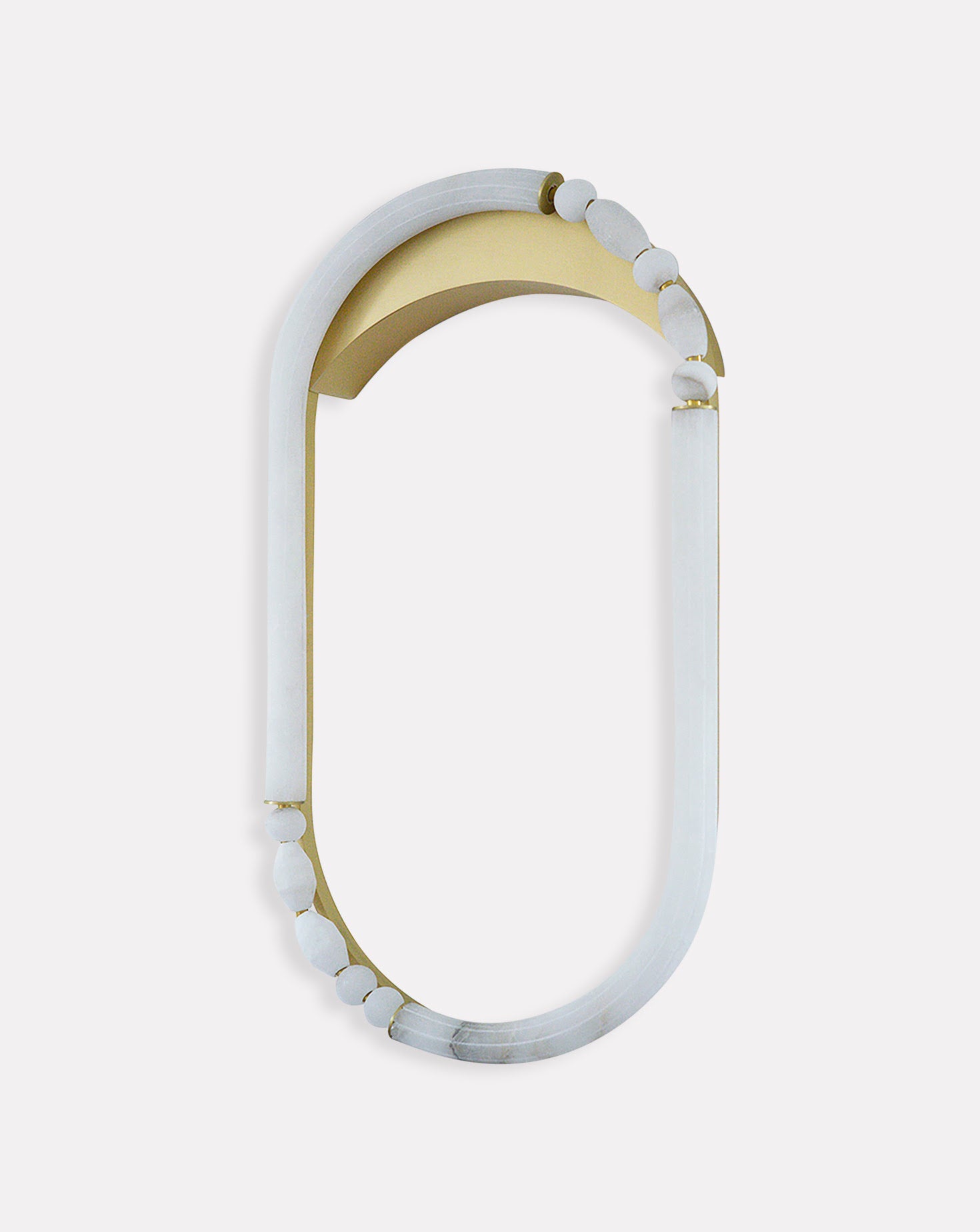 Pearl Satin Brass Wall Light