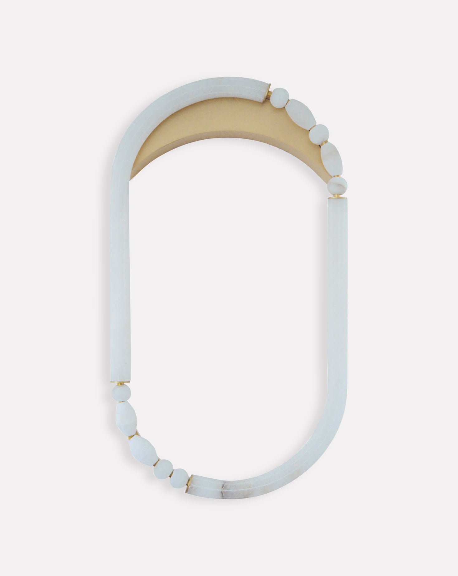 Pearl Satin Brass Wall Light