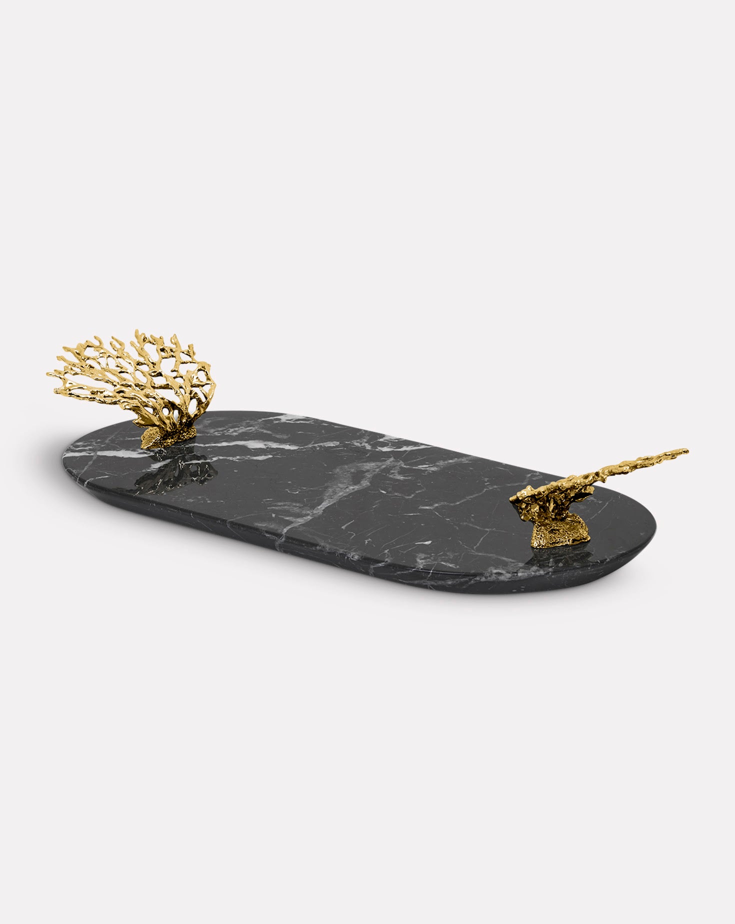 Maris Nero Marquina Marble Tray