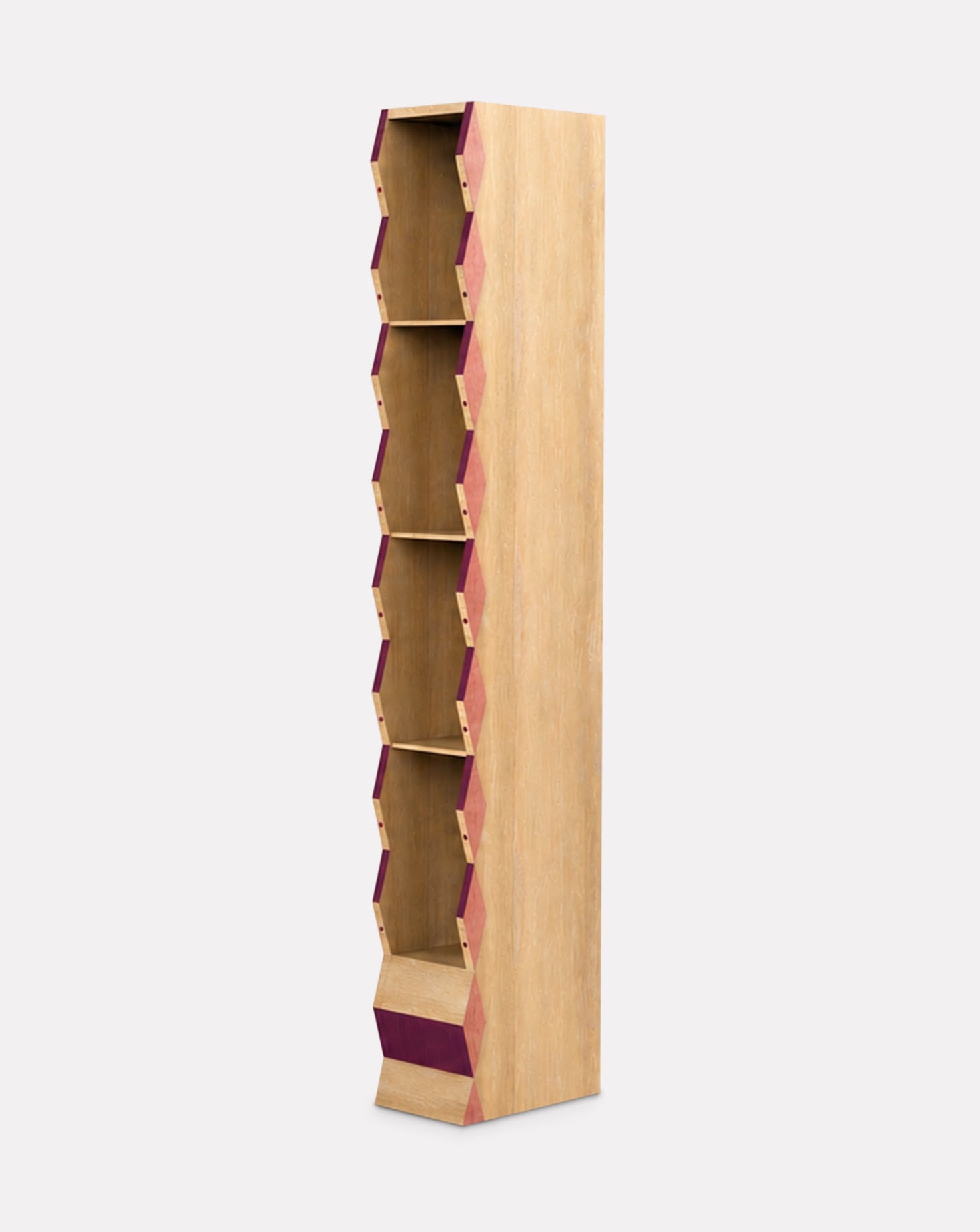 May Maple Wood Bookcase Cabinet