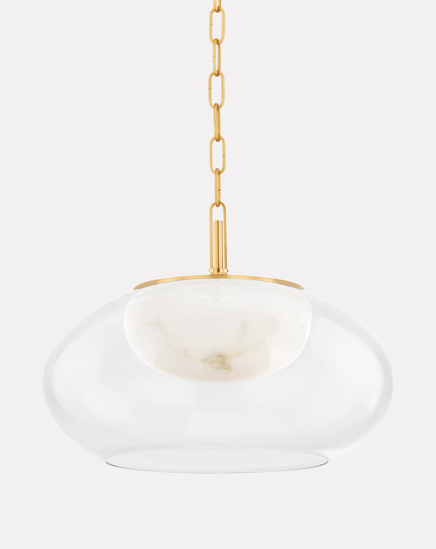 Moore Brass Integrated LED Pendant
