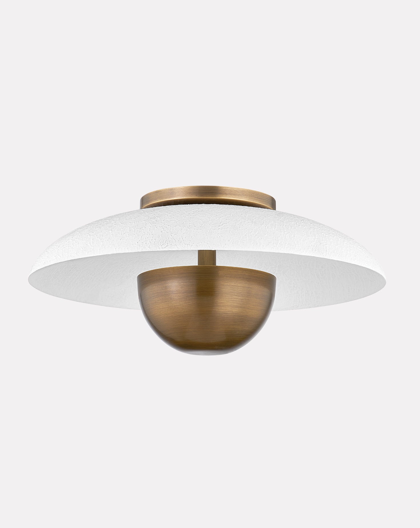 Noah Patina Brass Integrated LED Flush Mount