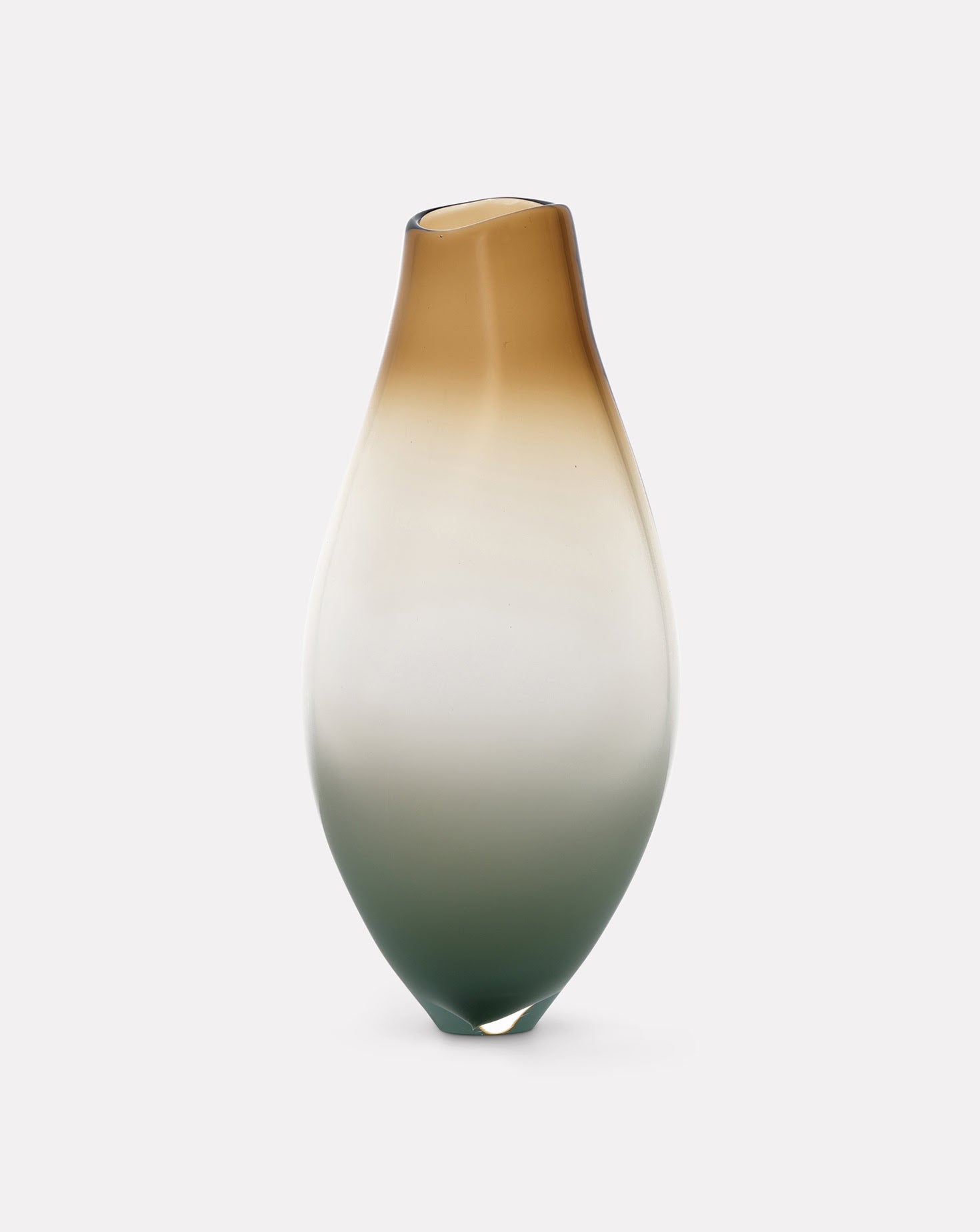 Nord Tawny Glass Sculptural Vessel