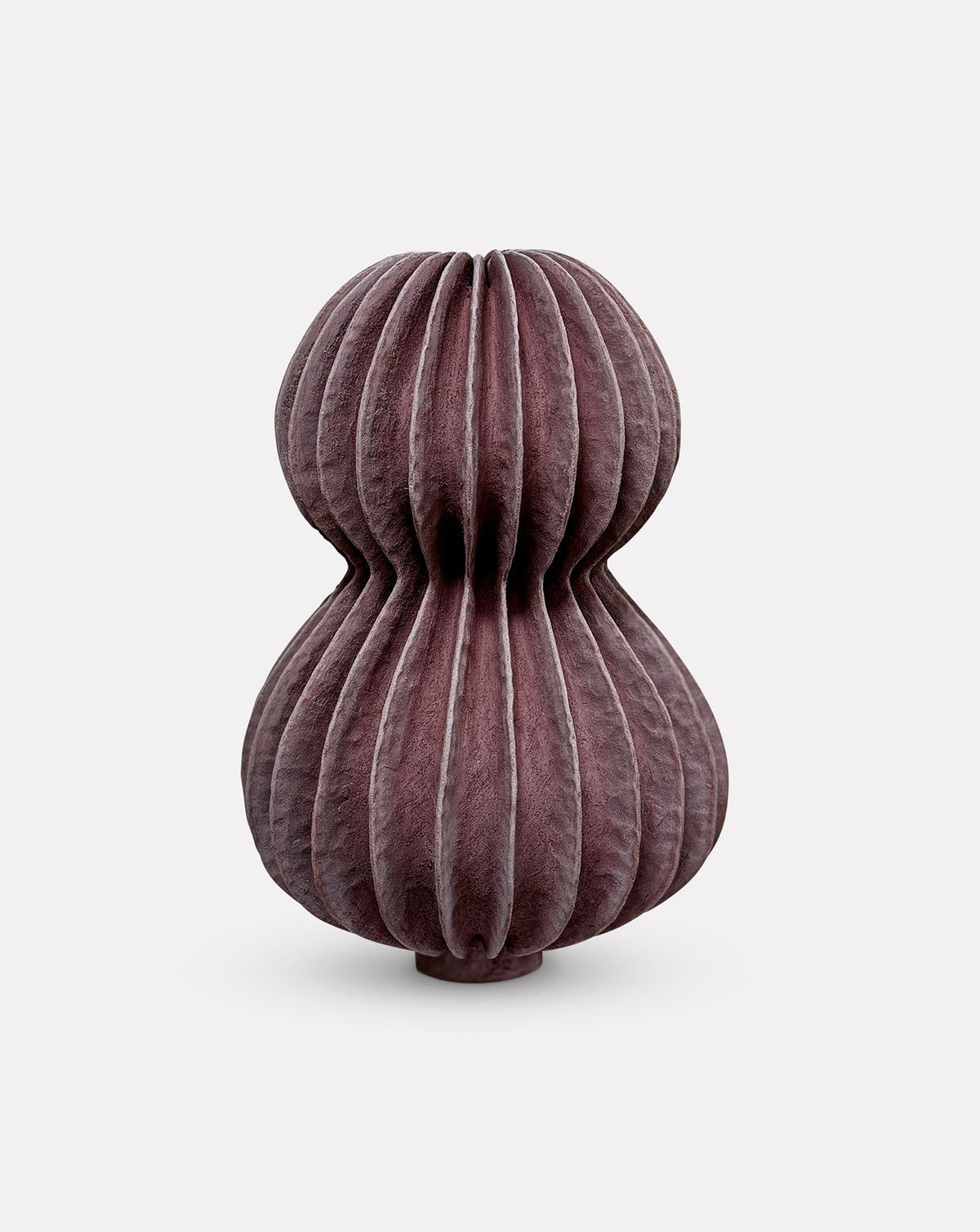 Organelle L  Ceramic Pink Sculpture — cutout view