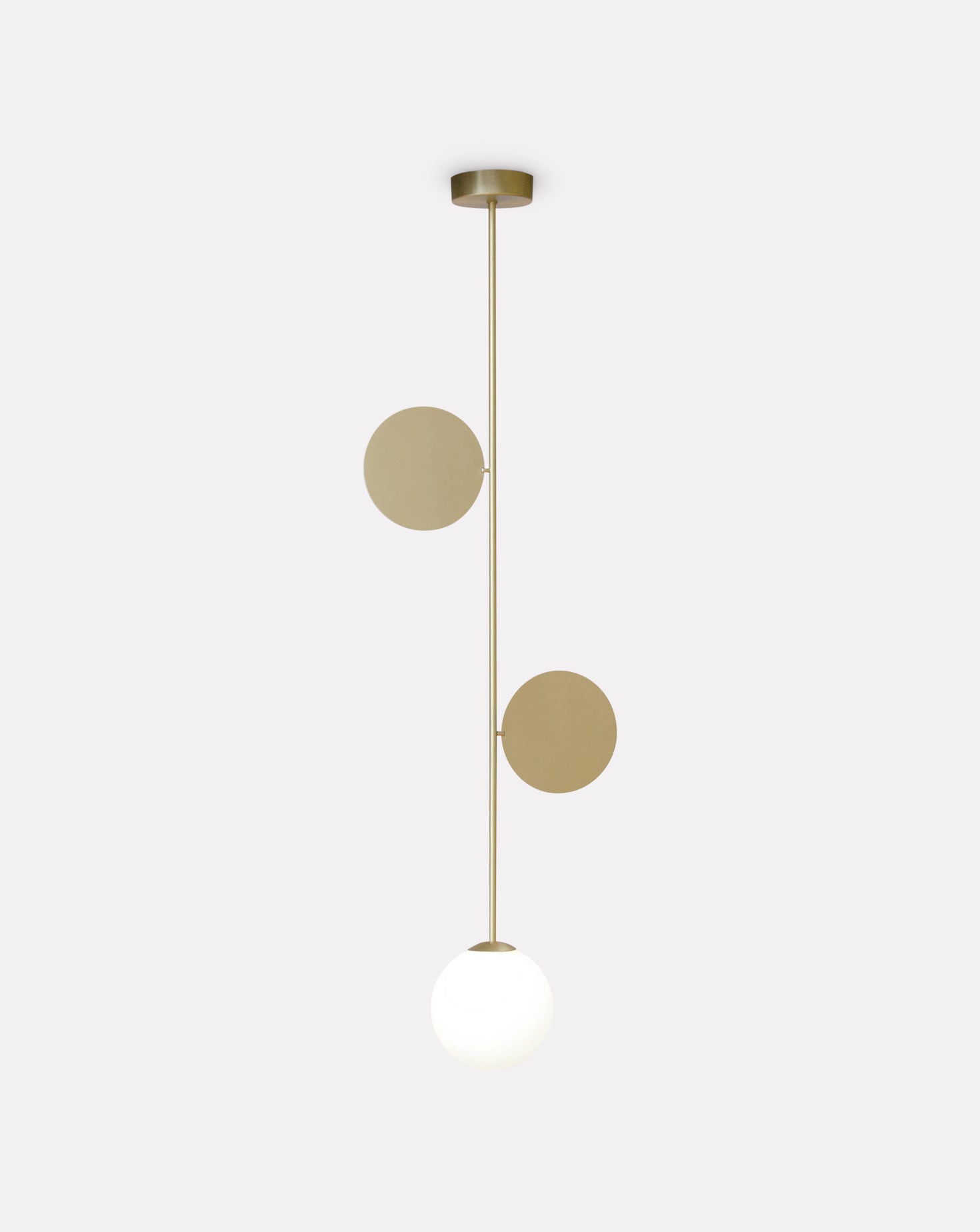 Plates Handmade Glass Pendant