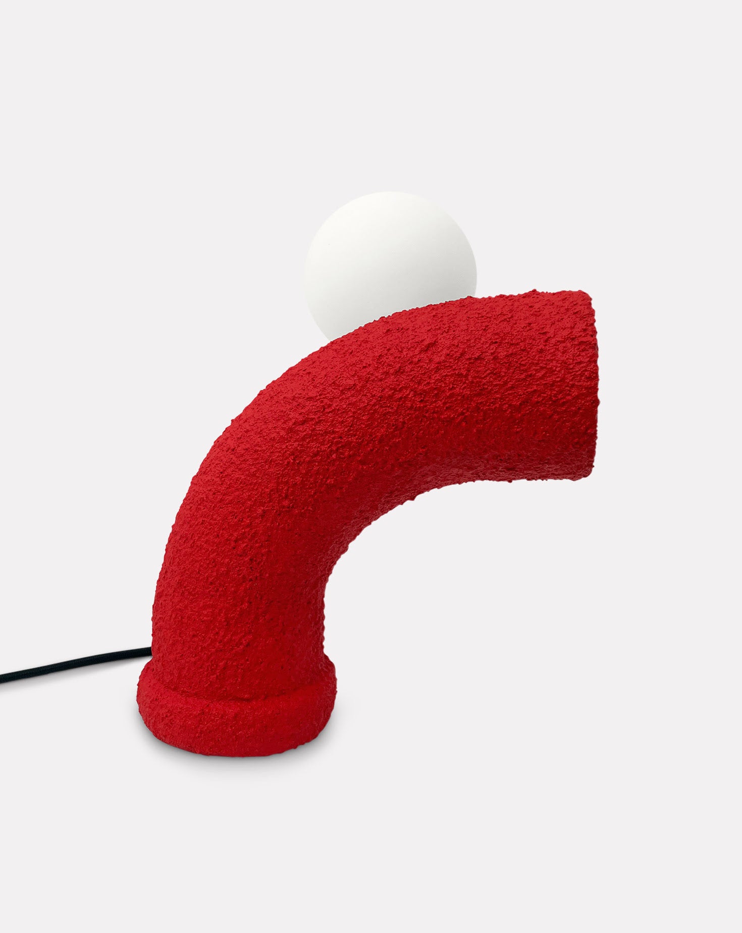 Punto e Virgola Red Dimmable Table Lamp