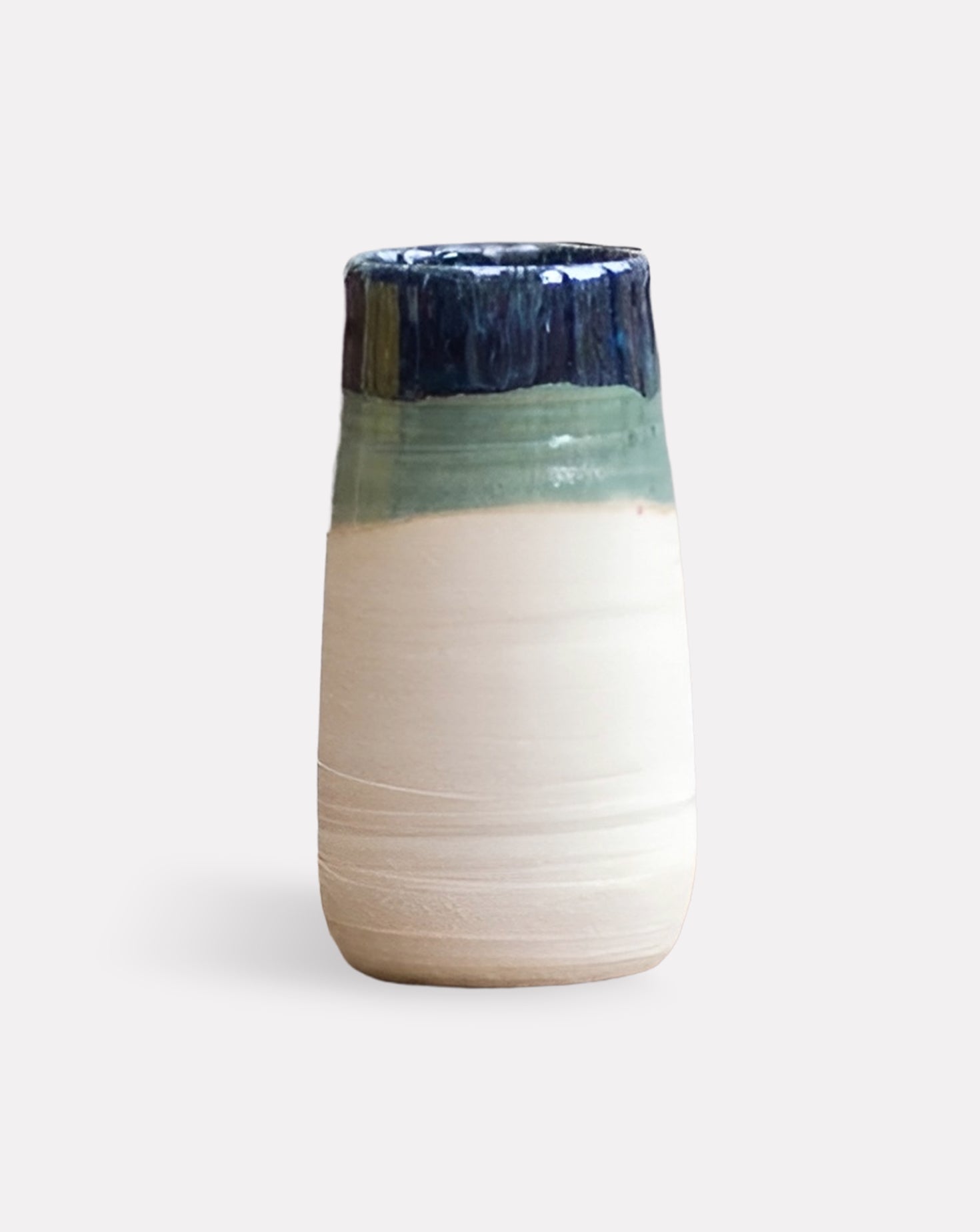 Rockpool White Stoneware Vase