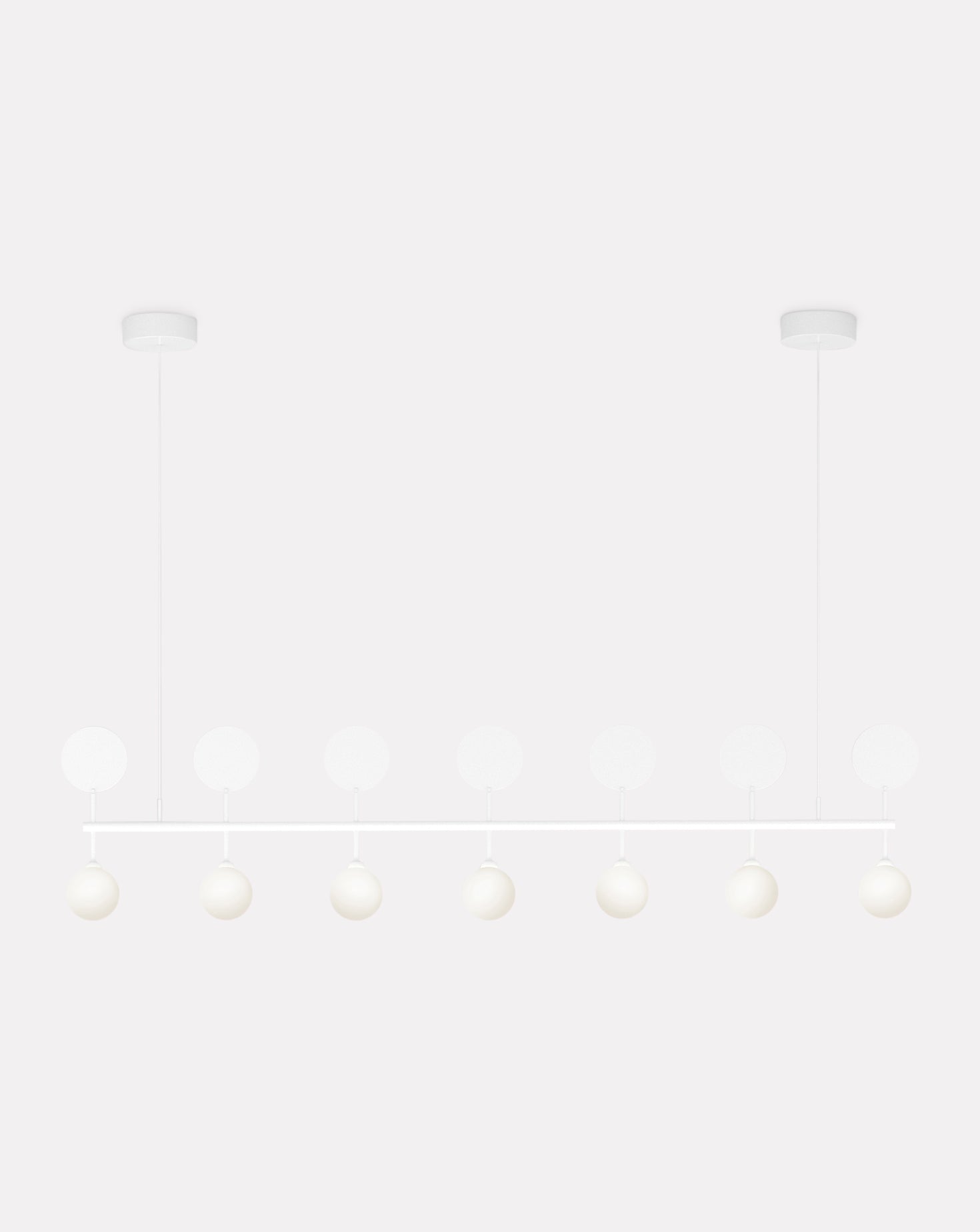 Row Glass Suspension Light