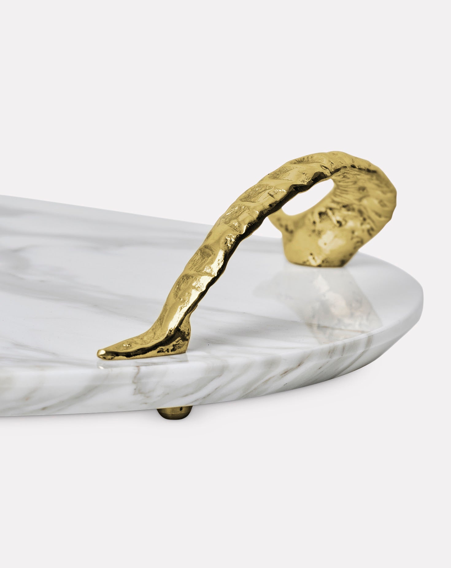 Rozu Calacatta Marble Tray
